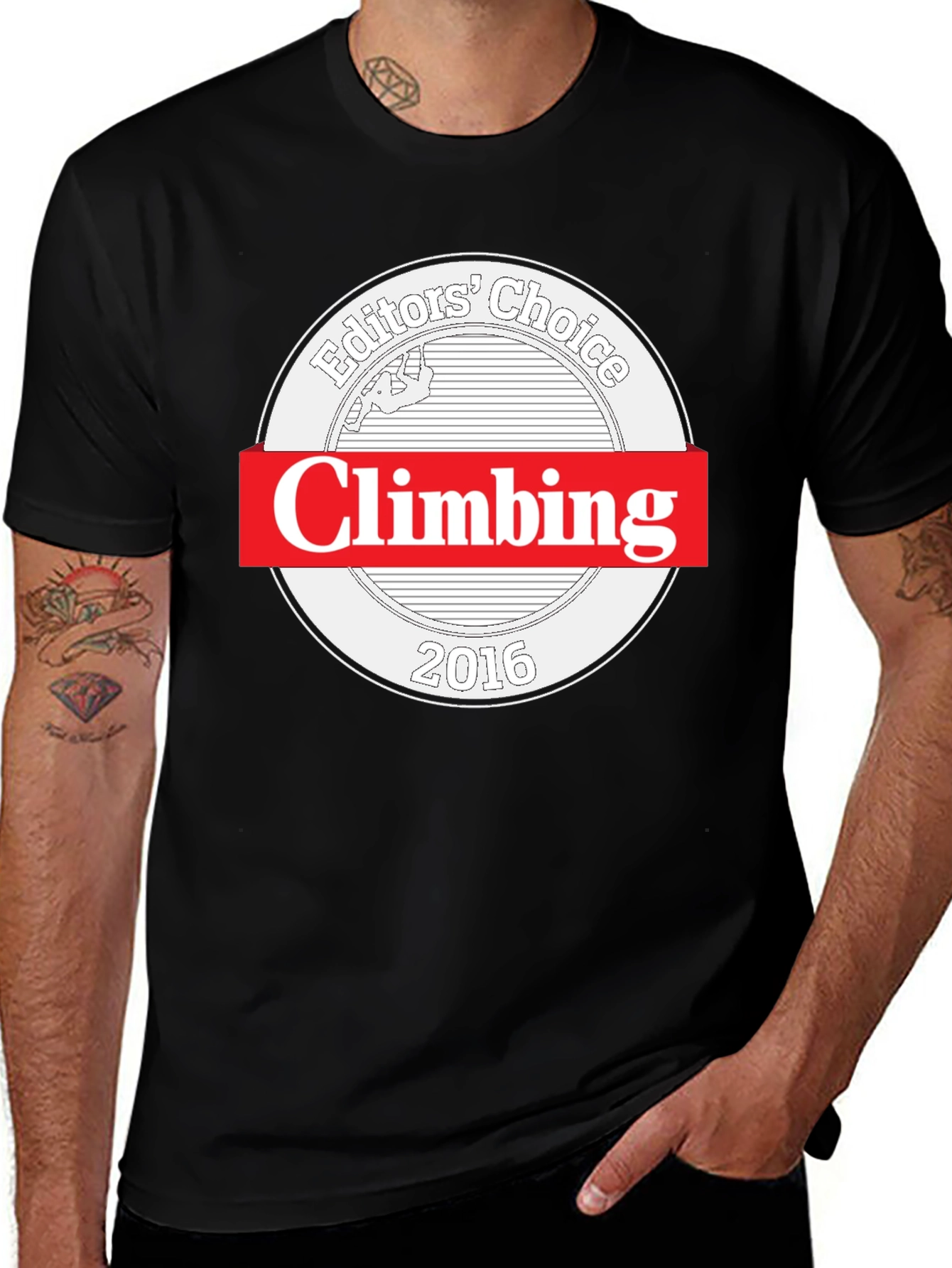 Variant 26 of Climbing Editor's Choice 2016 T-Shirt