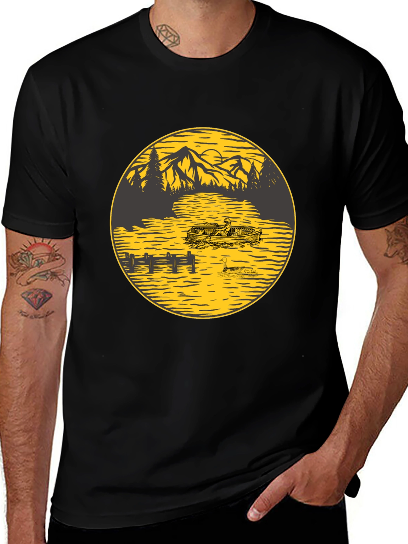 Variant 29 of Mountain Lake Graphic Tee