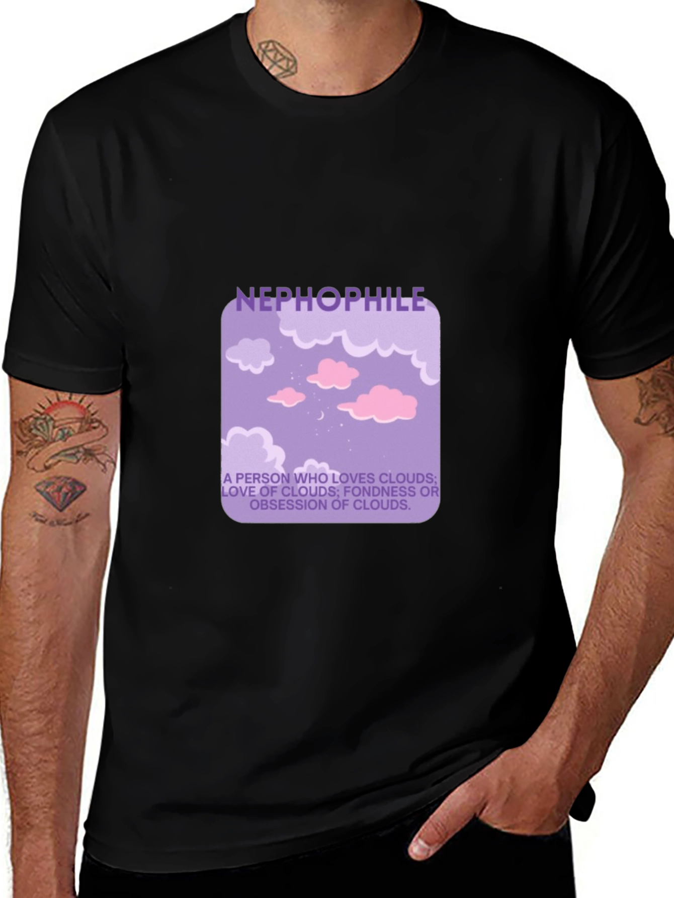 Nephophile Cloud Lover Graphic T-Shirt