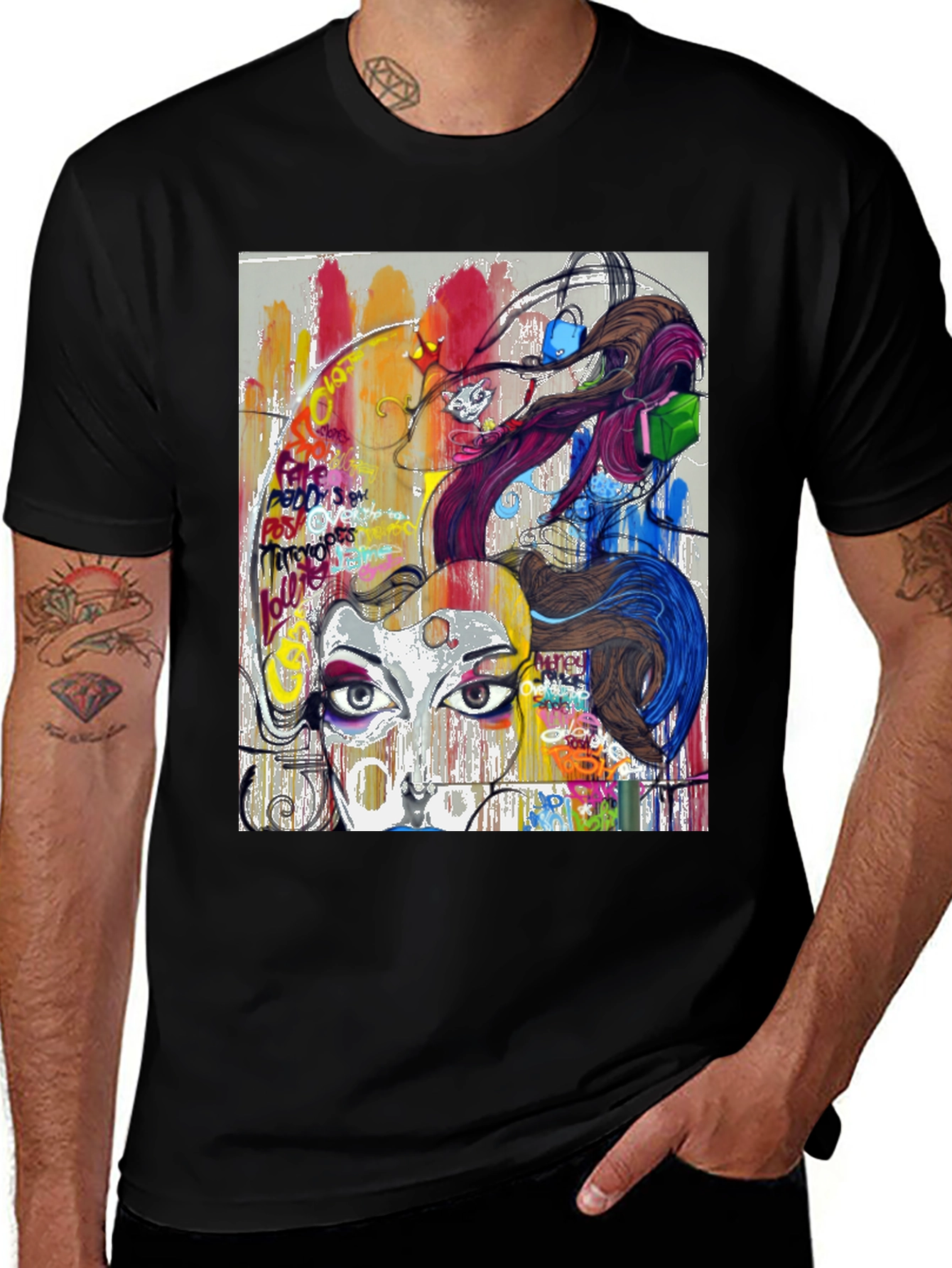 Variant 4 of Artistic Graphic Tee