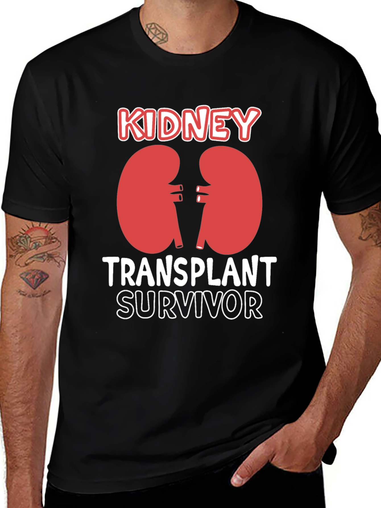 Variant 10 of Kidney Transplant Survivor Graphic Tee