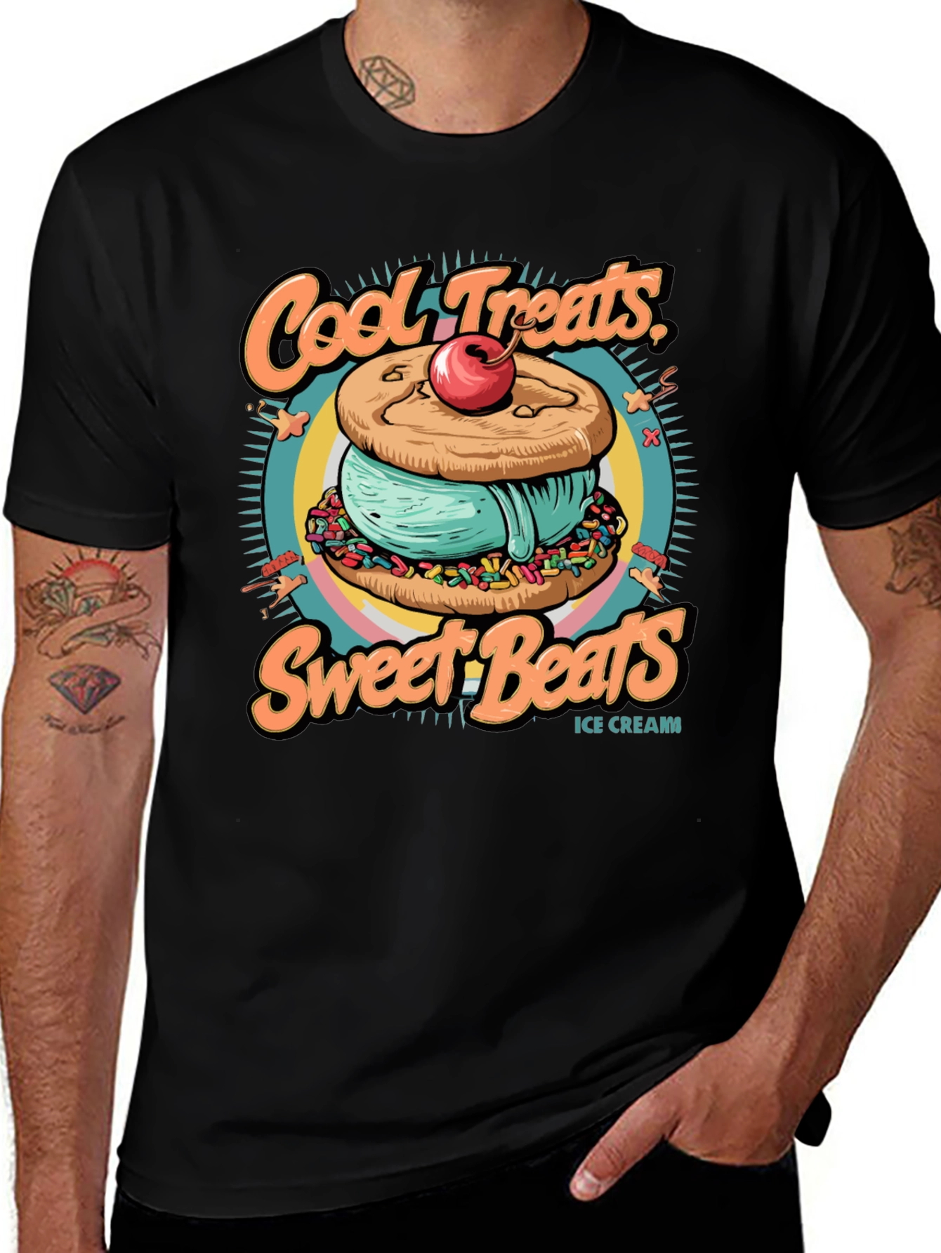 Variant 17 of Cool Treats Sweet Beats Graphic T-Shirt