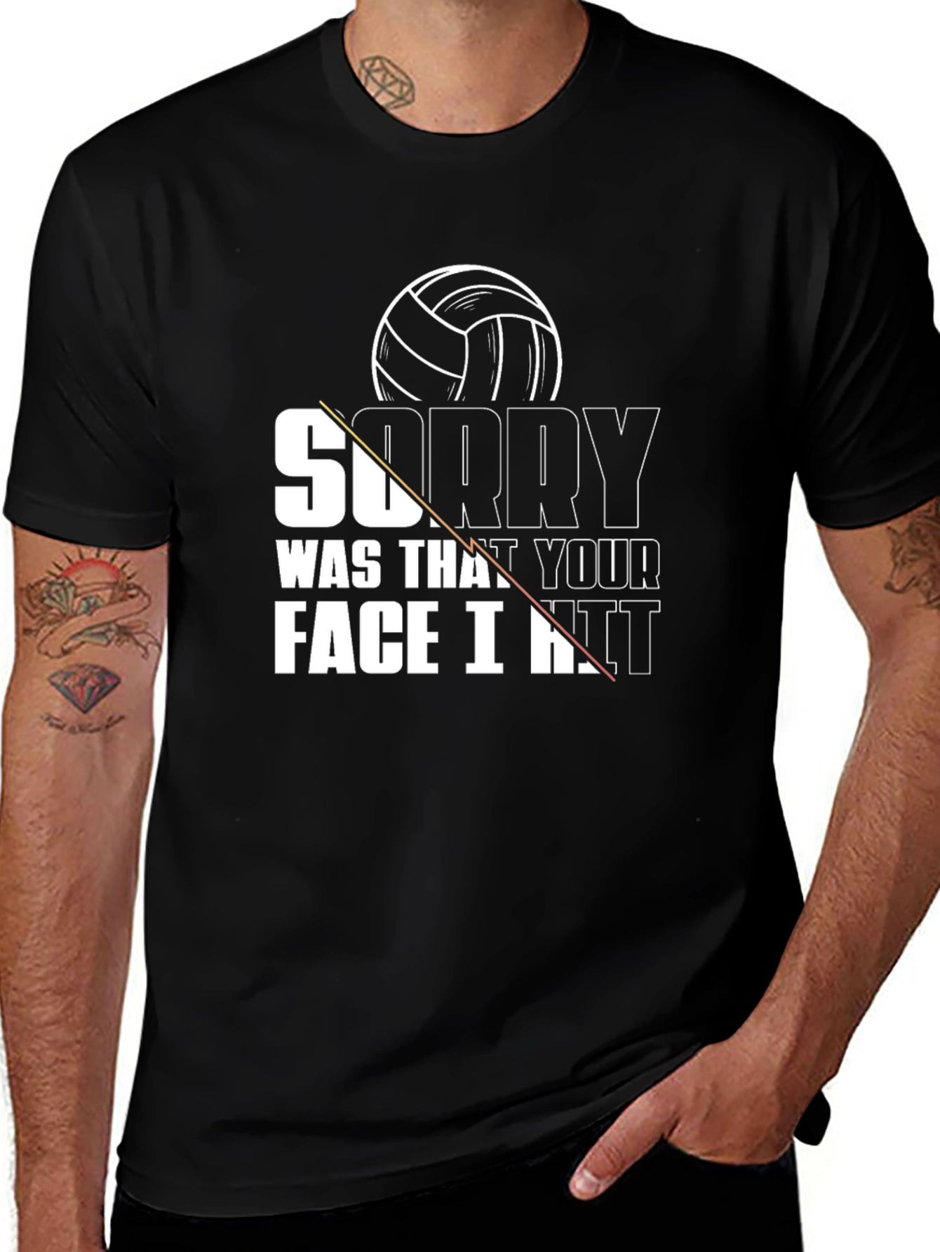 Variant 16 of Volleyball Sorry Was That Your Face T-Shirt