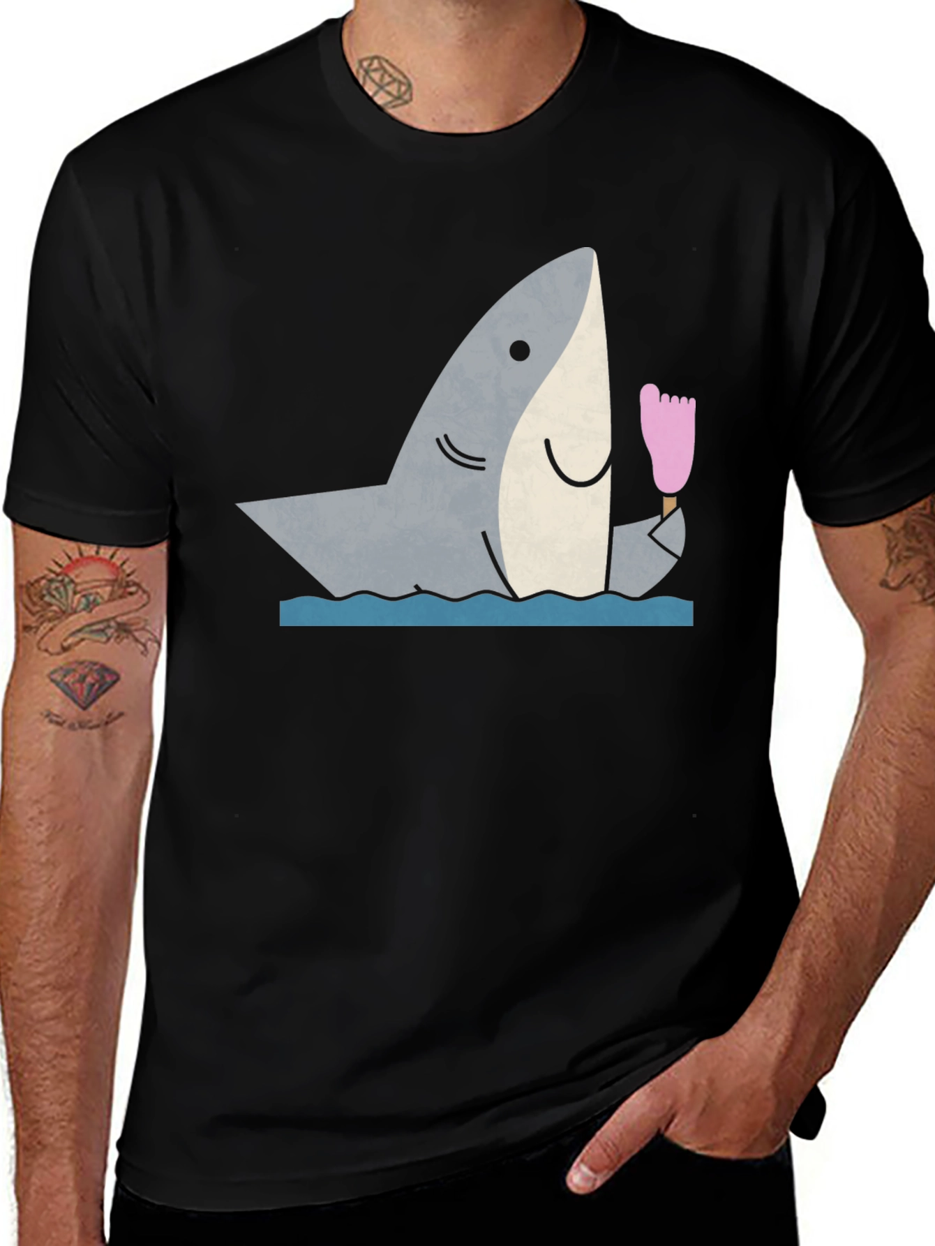 Variant 22 of Shark Ice Cream Graphic Tee