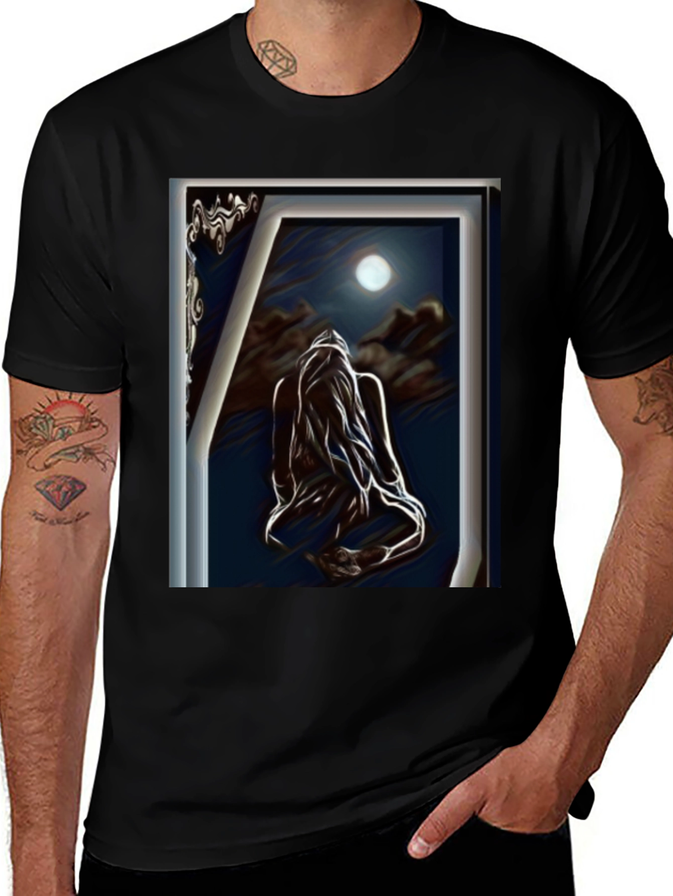 Variant 29 of Moonlit Silhouette Tee