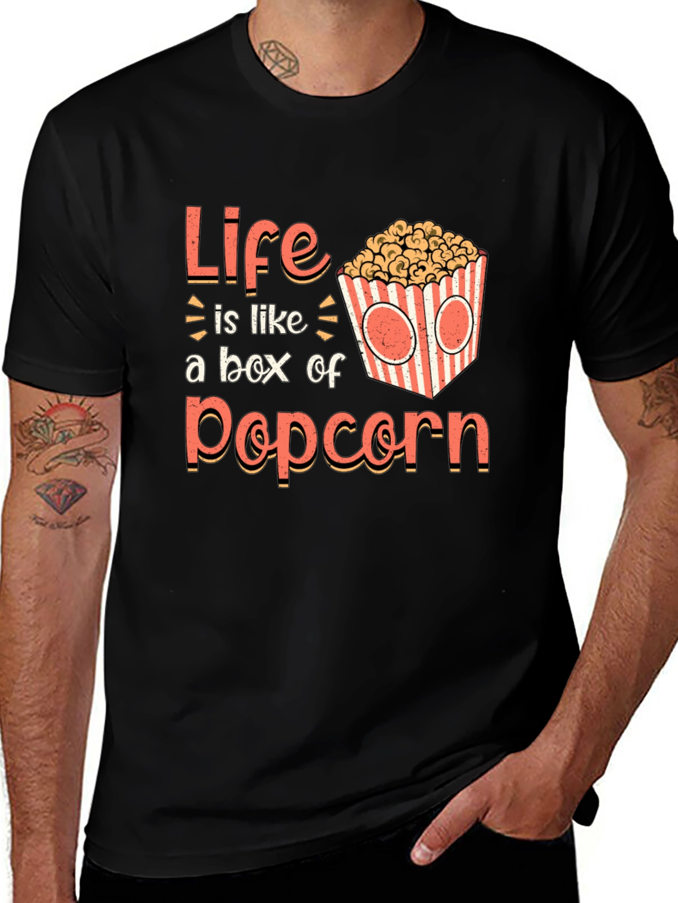 Variant 5 of Life Is Like A Box Of Popcorn T-Shirt