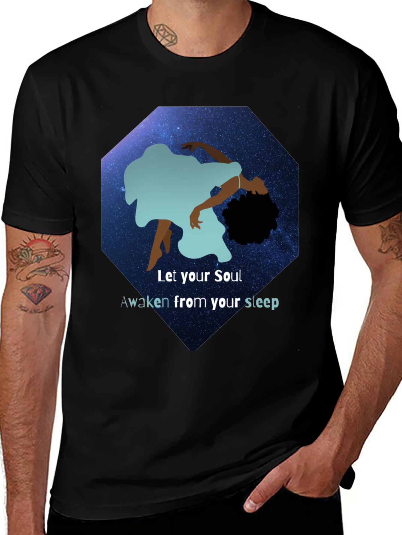 Variant 19 of Awaken Your Soul T-Shirt - Celestial Design