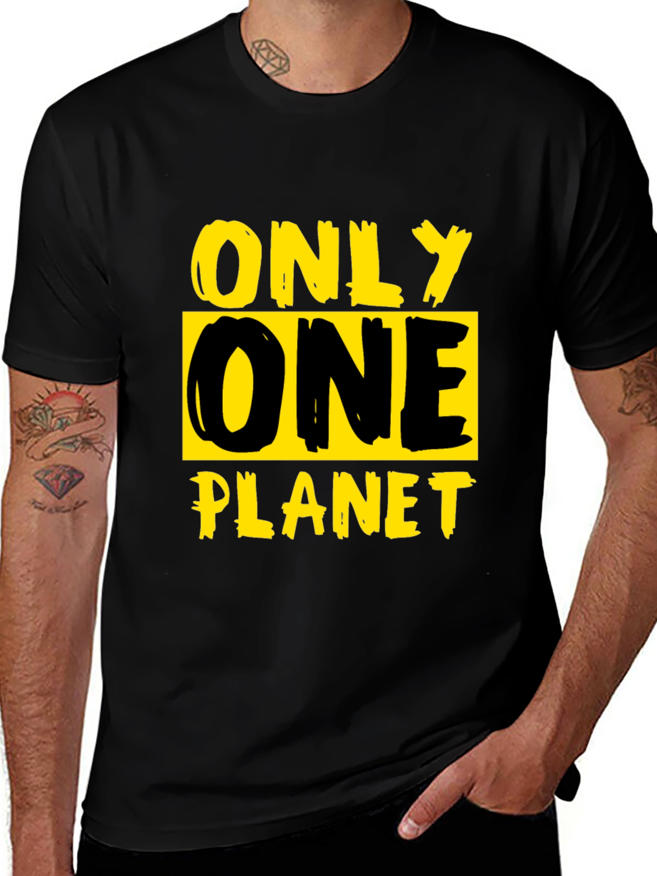Variant 15 of Only One Planet T-Shirt: Eco-Friendly Earth Day Apparel