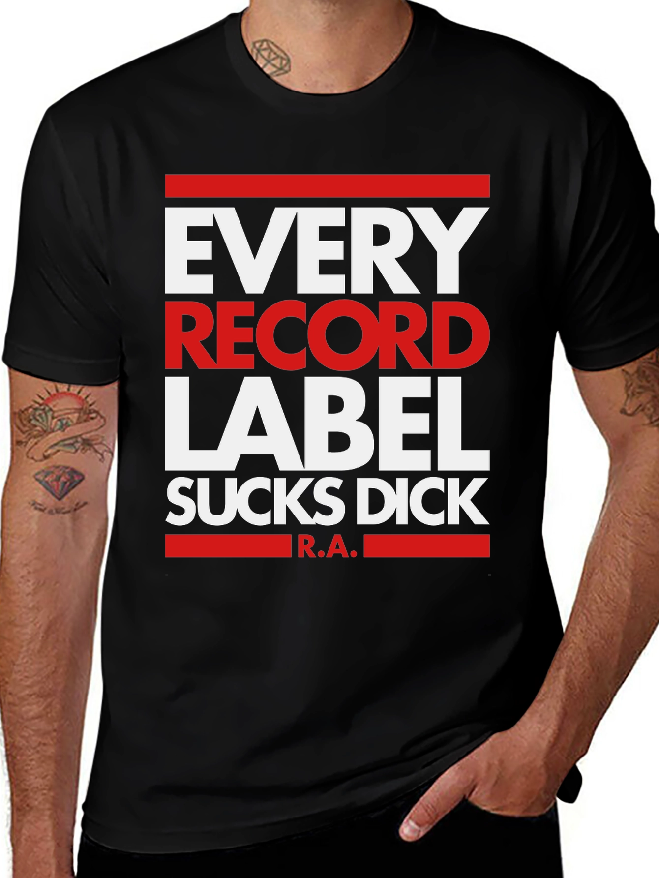 Variant 28 of Every Record Label Graphic T-Shirt