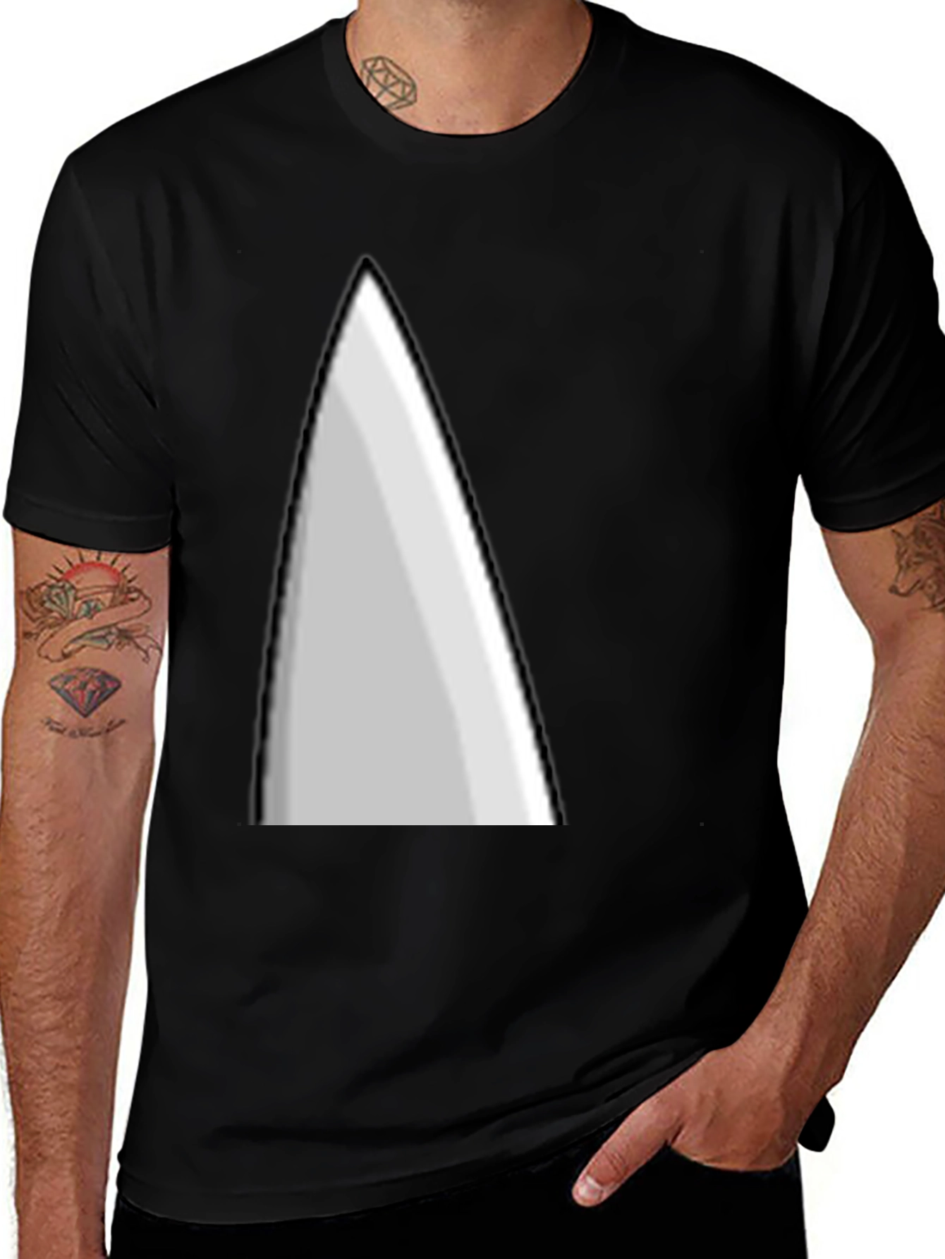 Variant 29 of Minimalist Triangle Graphic Tee - Stylish Casual Wear