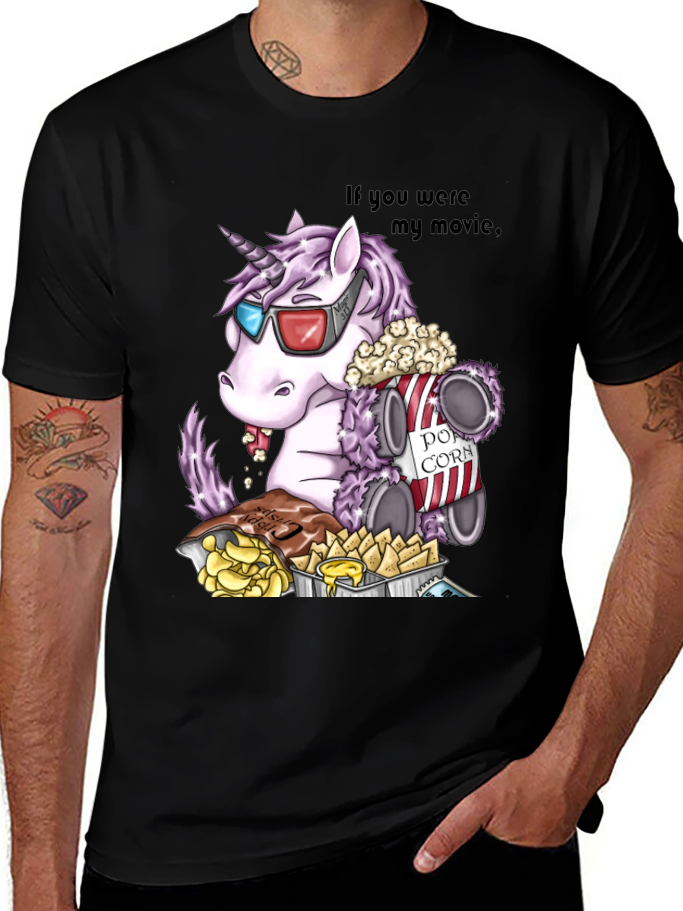 Variant 27 of Movie Unicorn Graphic T-Shirt
