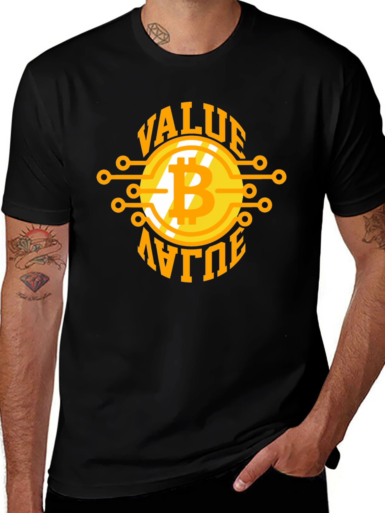 Bitcoin Value Graphic Tee - Crypto Currency T-Shirt