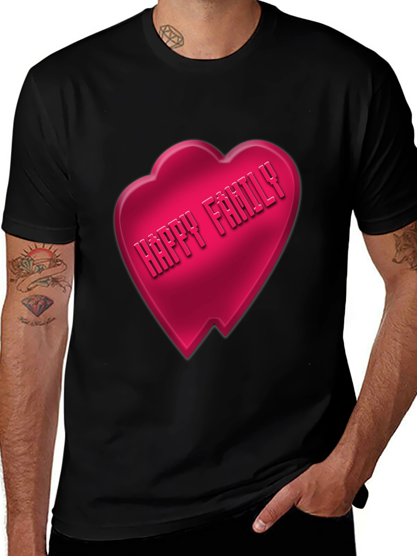 Happy Family Heart T-Shirt