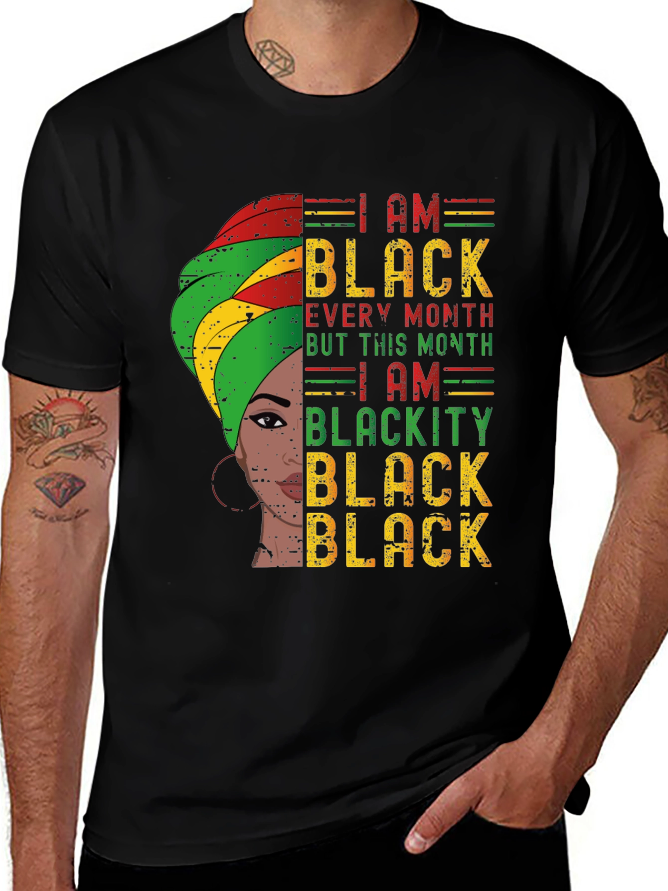 Variant 12 of I Am Black Every Month T-Shirt