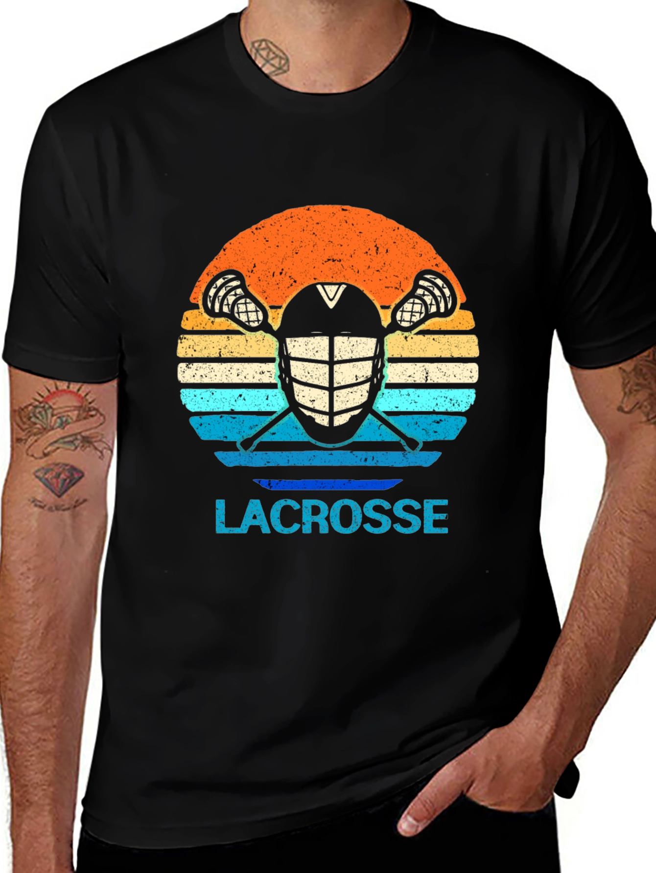 Variant 17 of Lacrosse Sunset T-Shirt