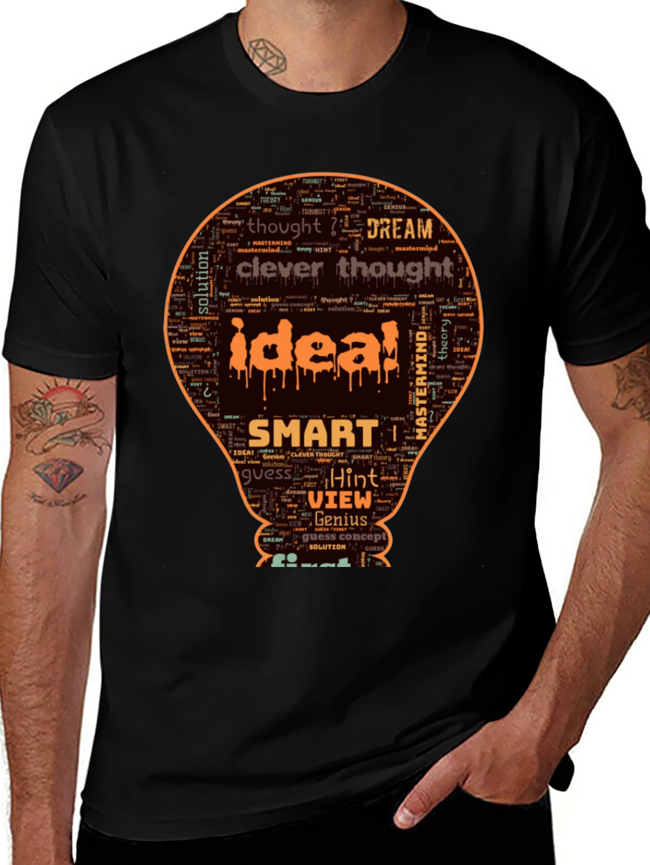 Variant 23 of Idea Bulb Graphic T-Shirt