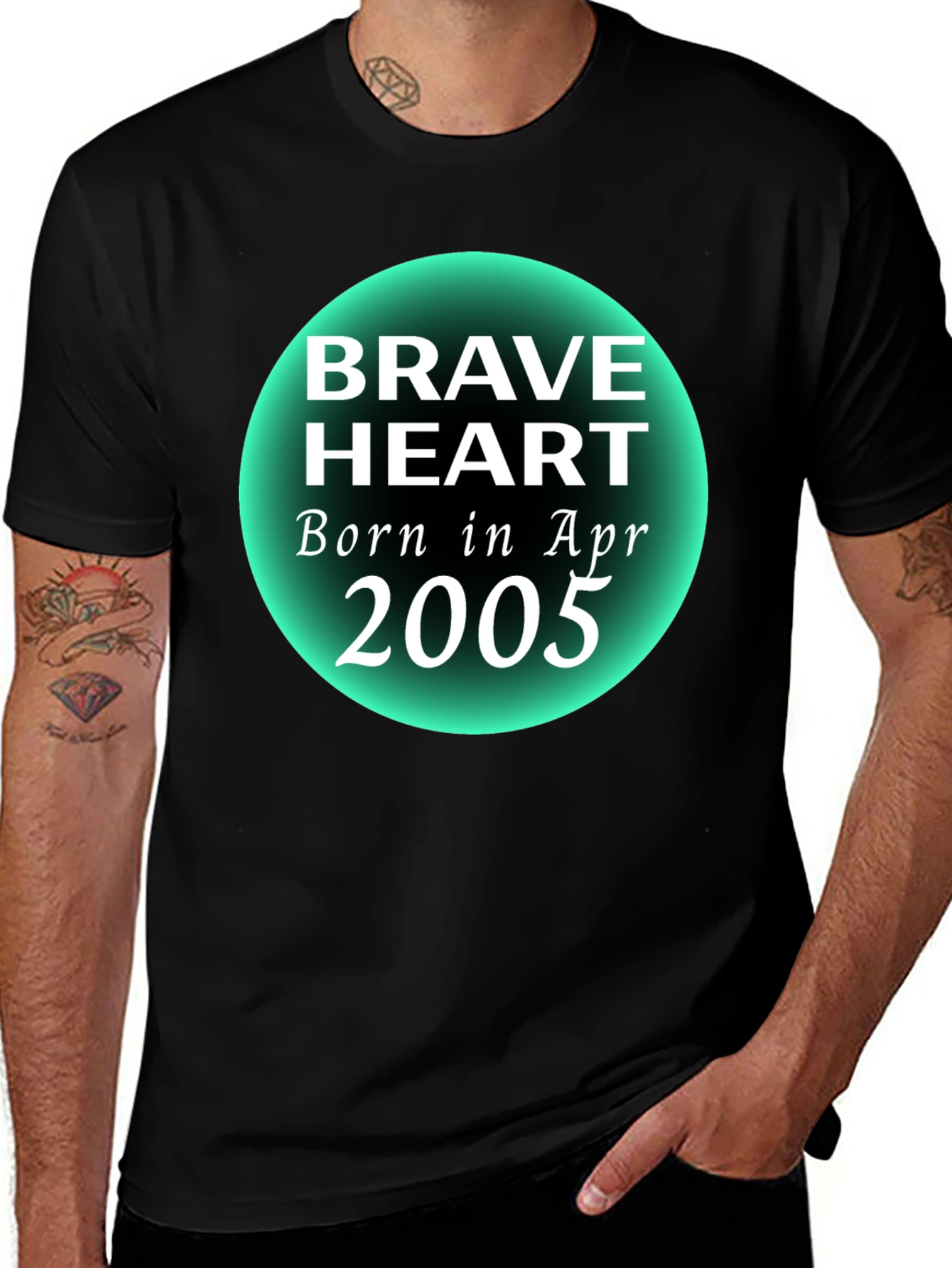 Variant 12 of Brave Heart Born in April 2005 T-Shirt