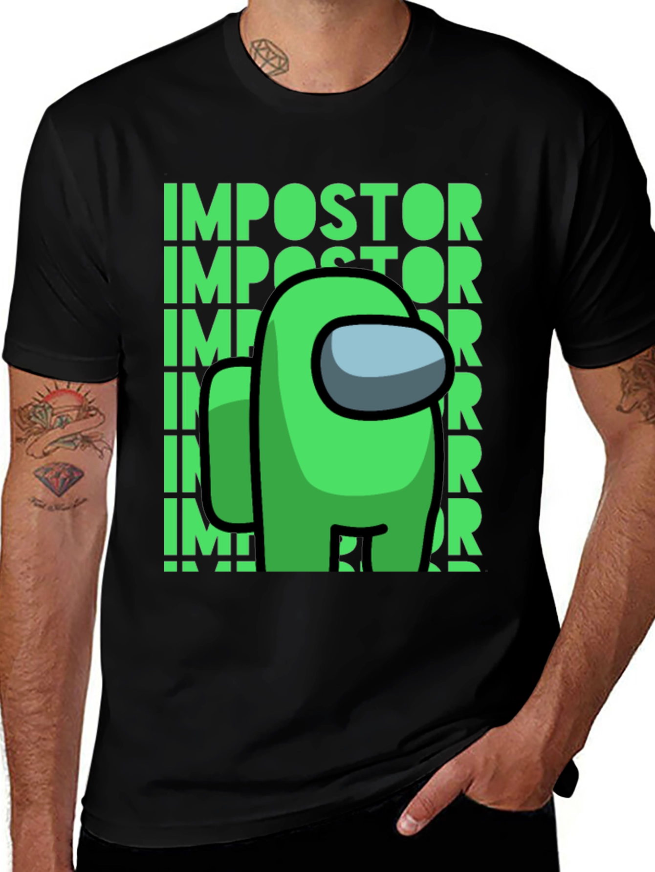 Among Us Impostor Graphic T-Shirt