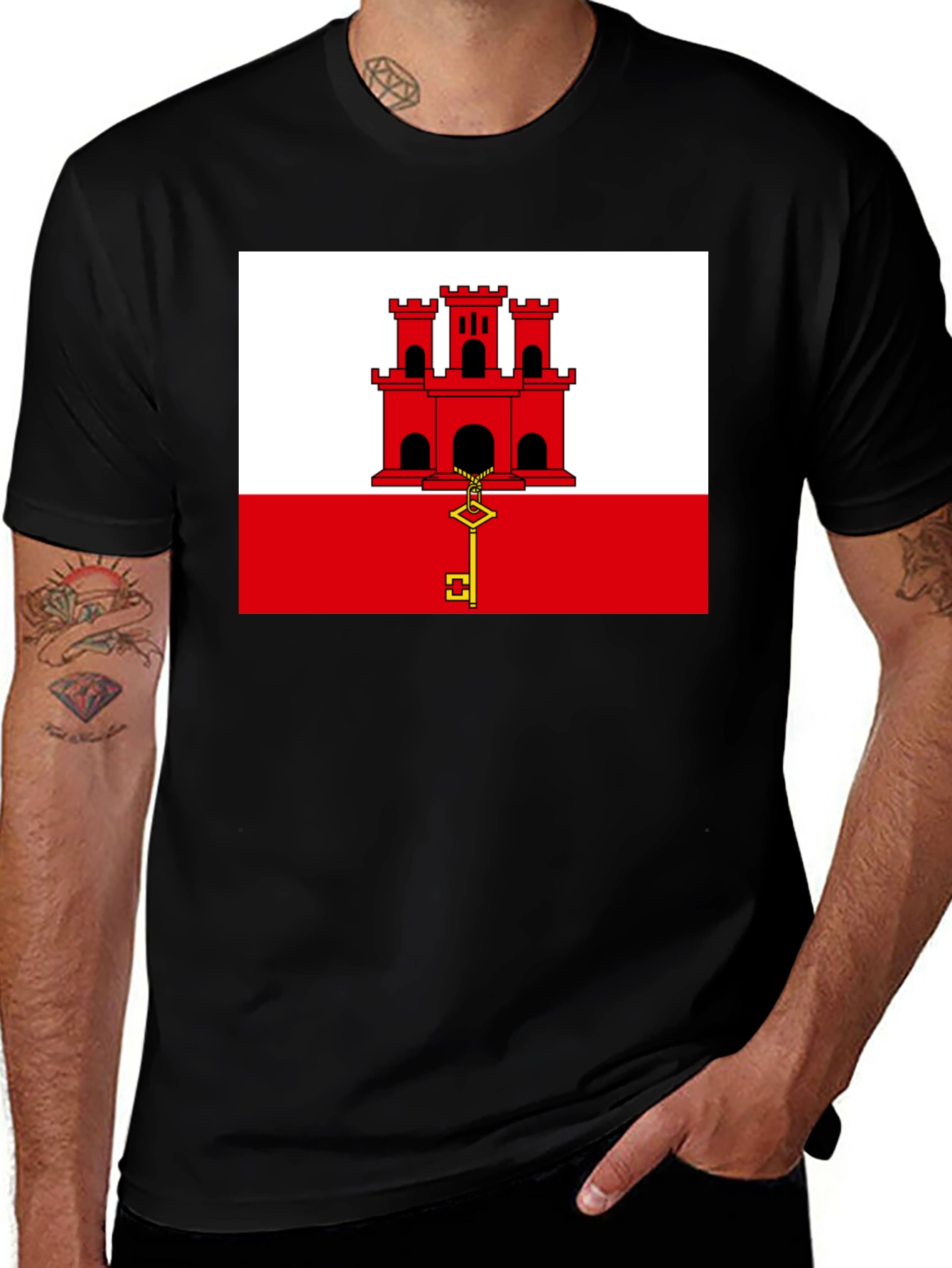 Gibraltar Flag Graphic Tee