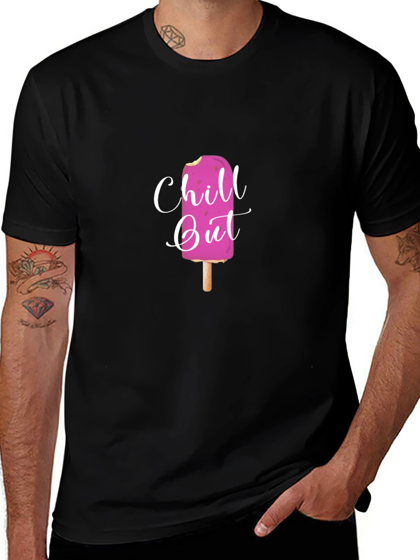 Variant 19 of Chill Out Popsicle Graphic Tee - Relaxed Fit