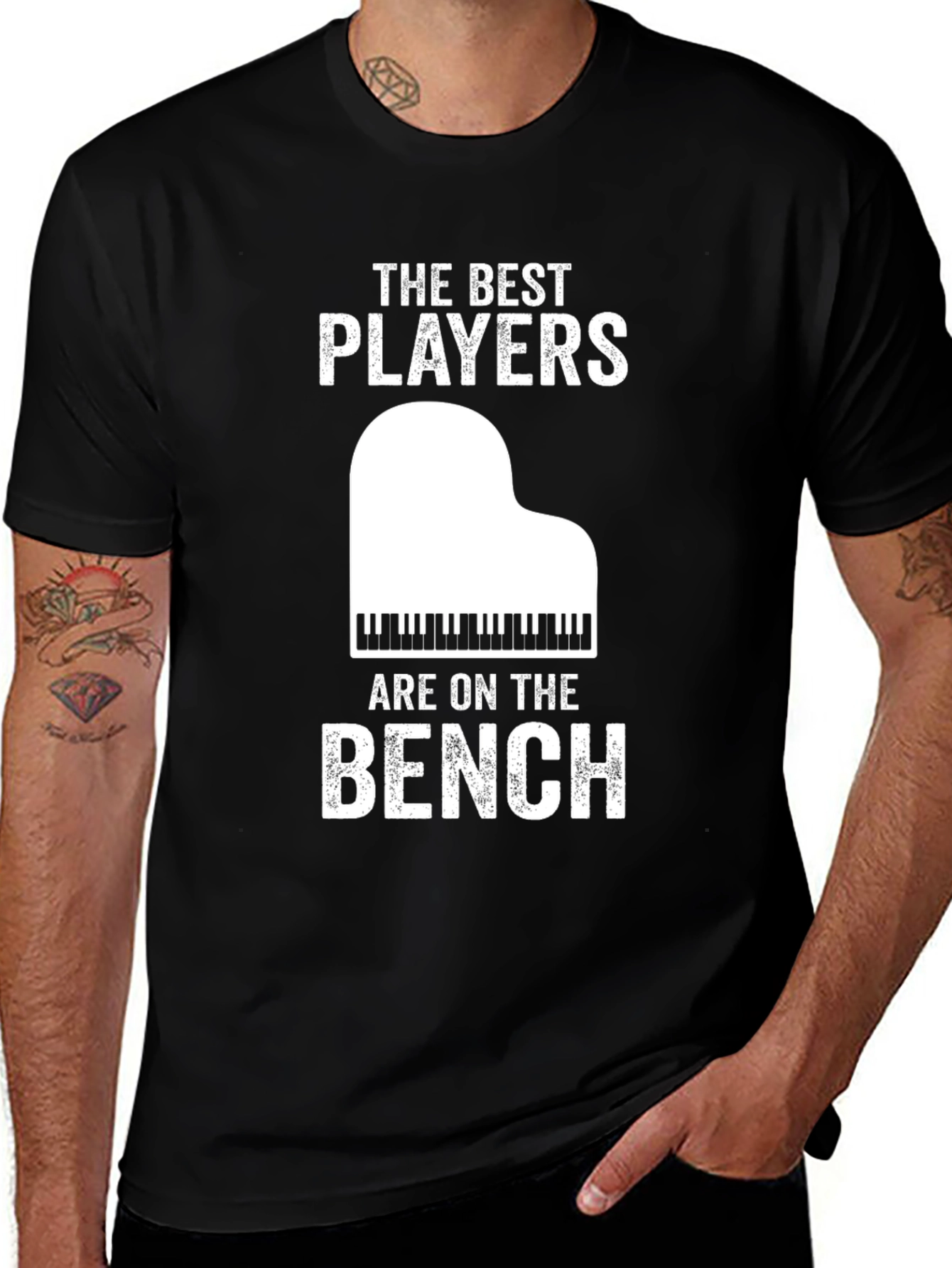 Variant 30 of The Best Players Piano T-Shirt