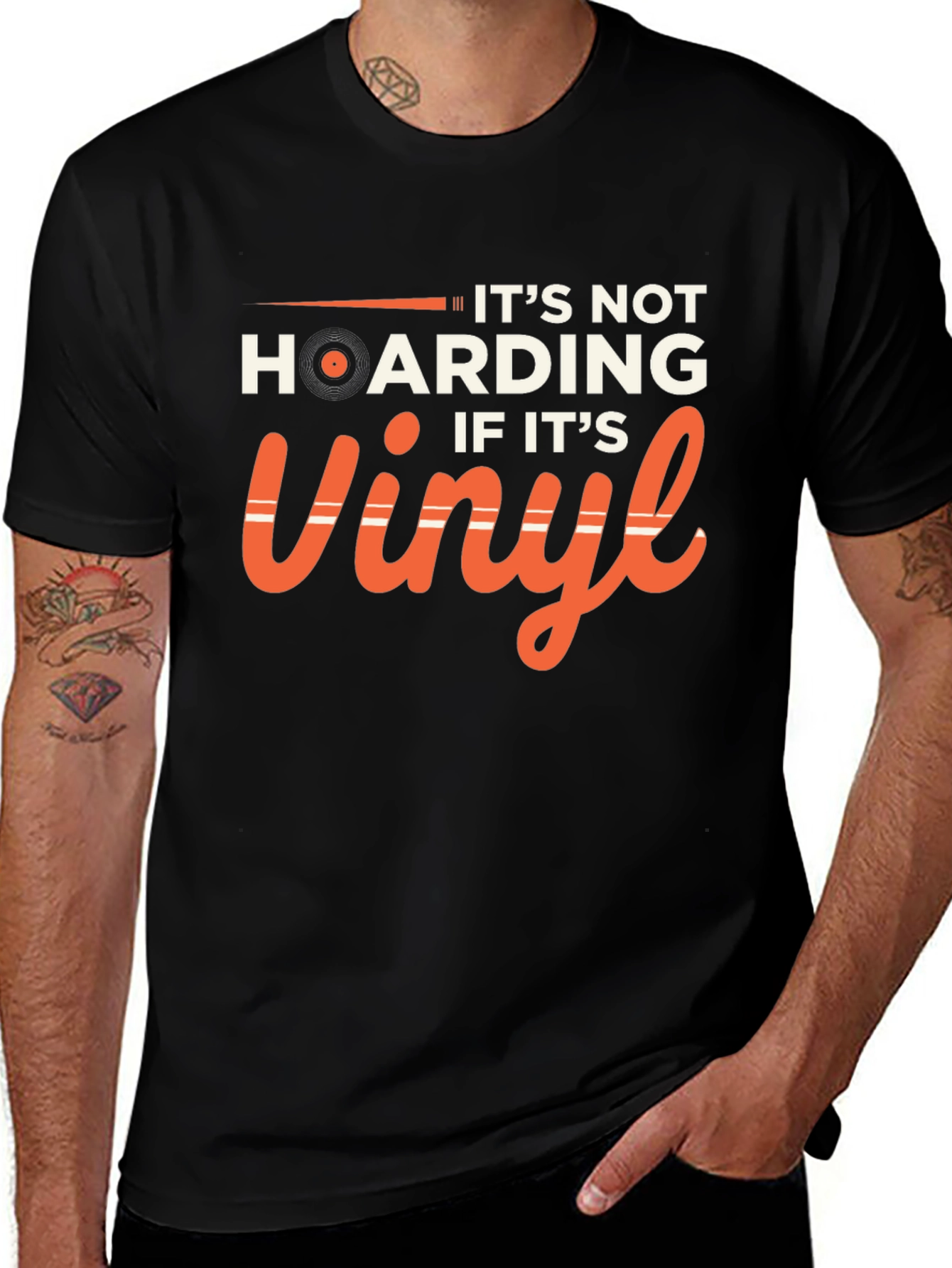 Variant 29 of Vinyl Record Collector T-Shirt - It's Not Hoarding!