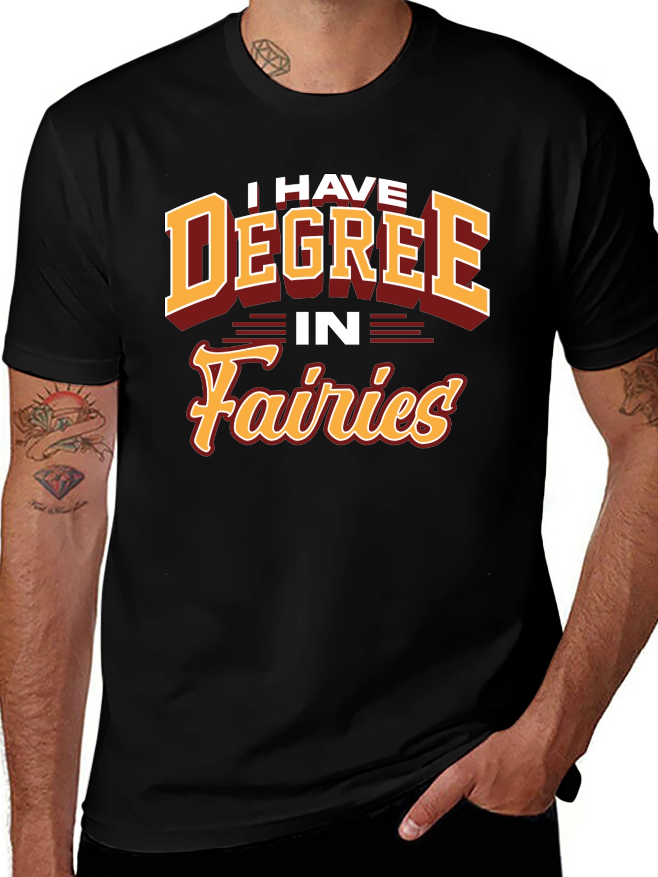 Variant 17 of I Have Degree In Fairies T-Shirt