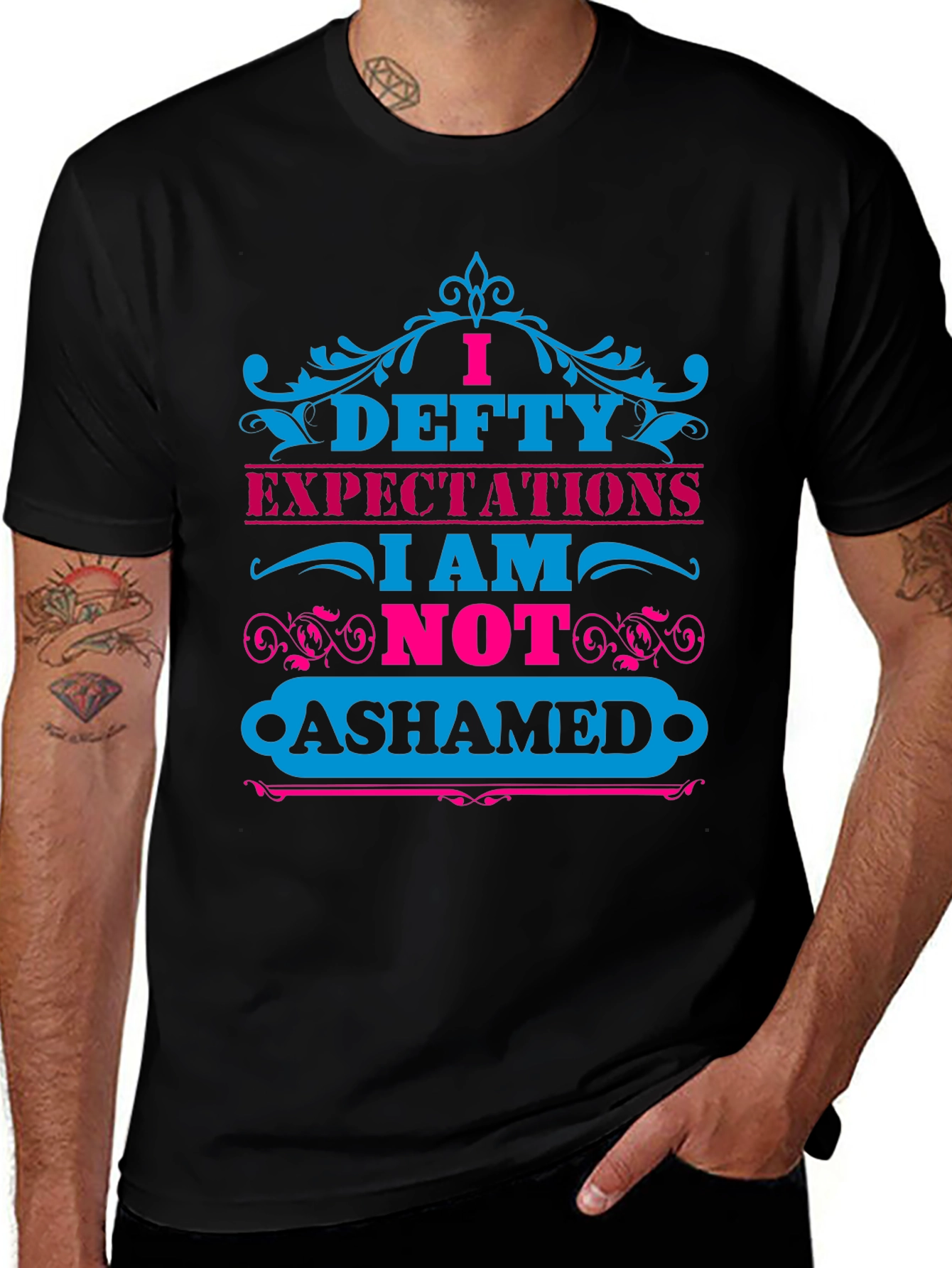 Variant 14 of I Defty Expectations Graphic T-Shirt