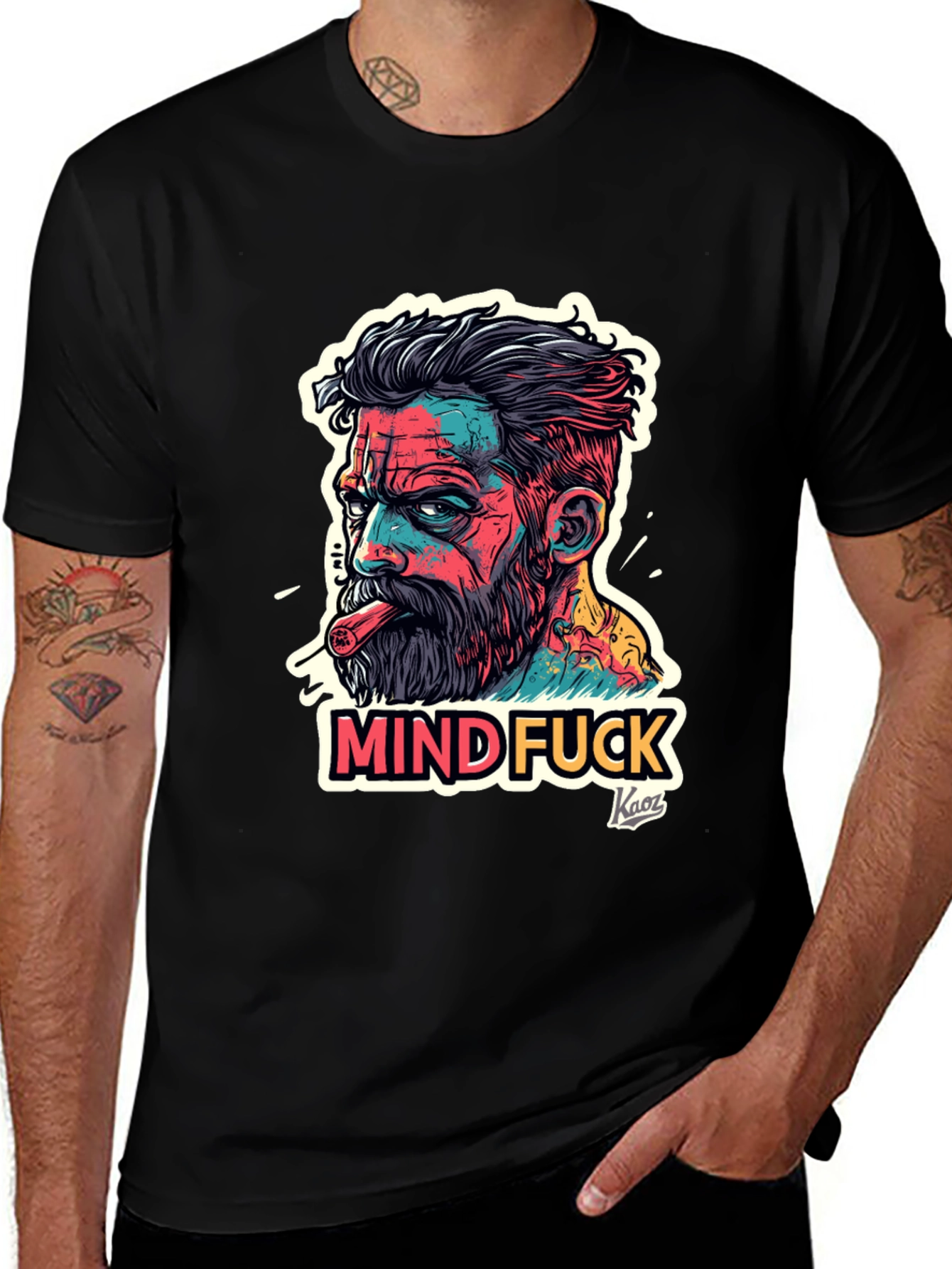 Variant 3 of Mindf*ck Graphic Tee - Edgy Streetwear