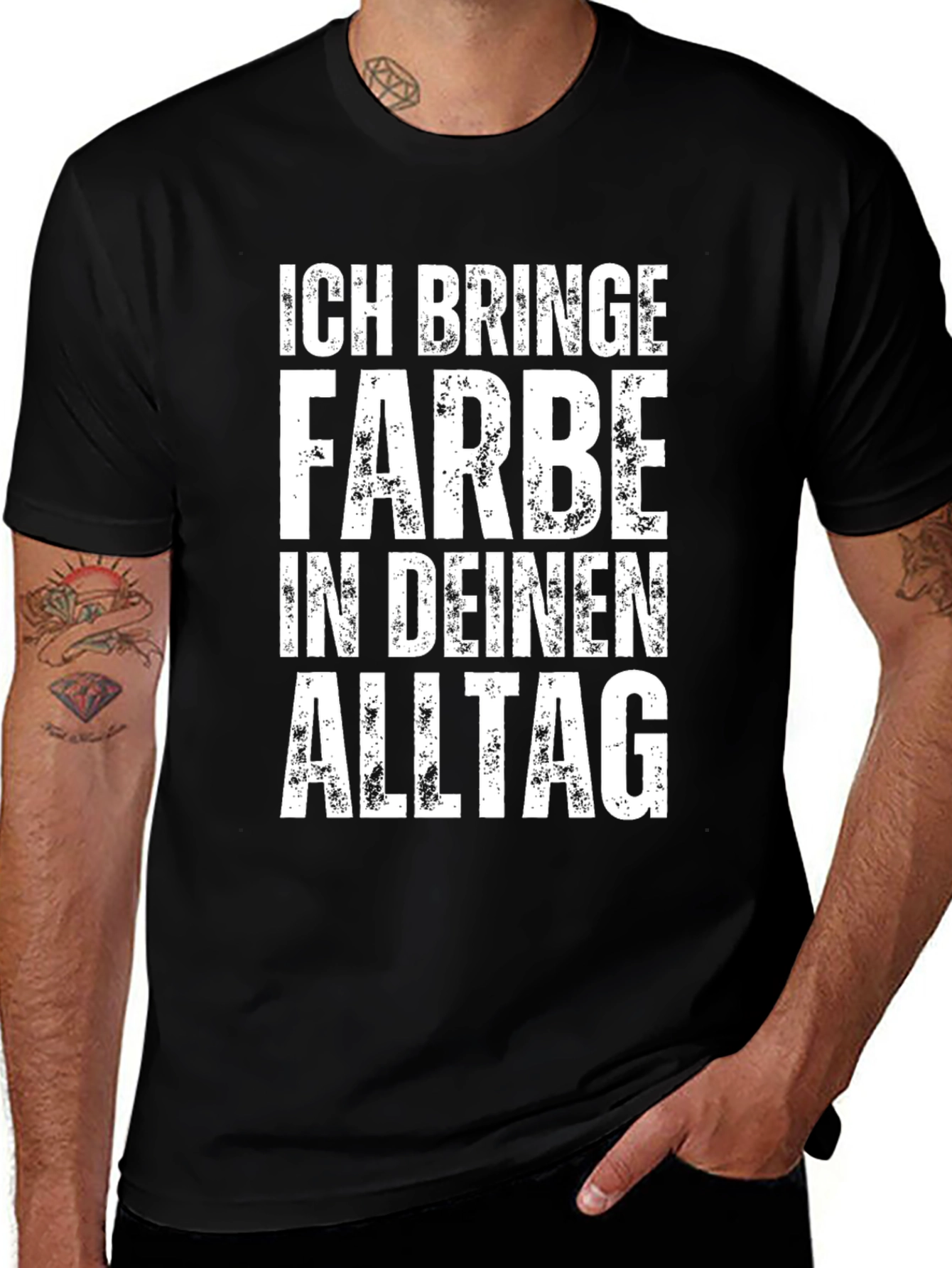Variant 20 of Ich bringe Farbe in deinen Alltag T-Shirt