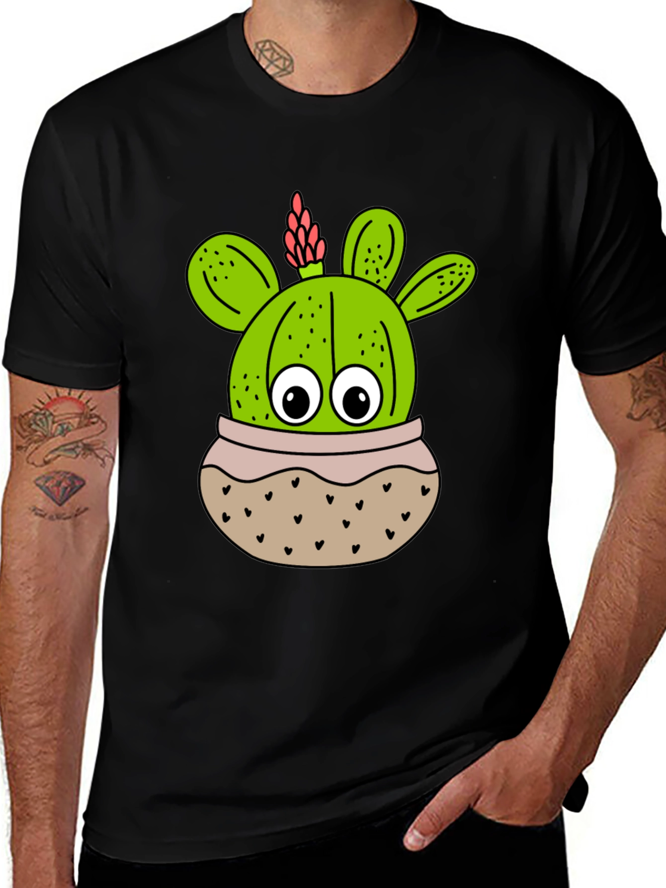 Variant 27 of Cute Cactus Plant T-Shirt