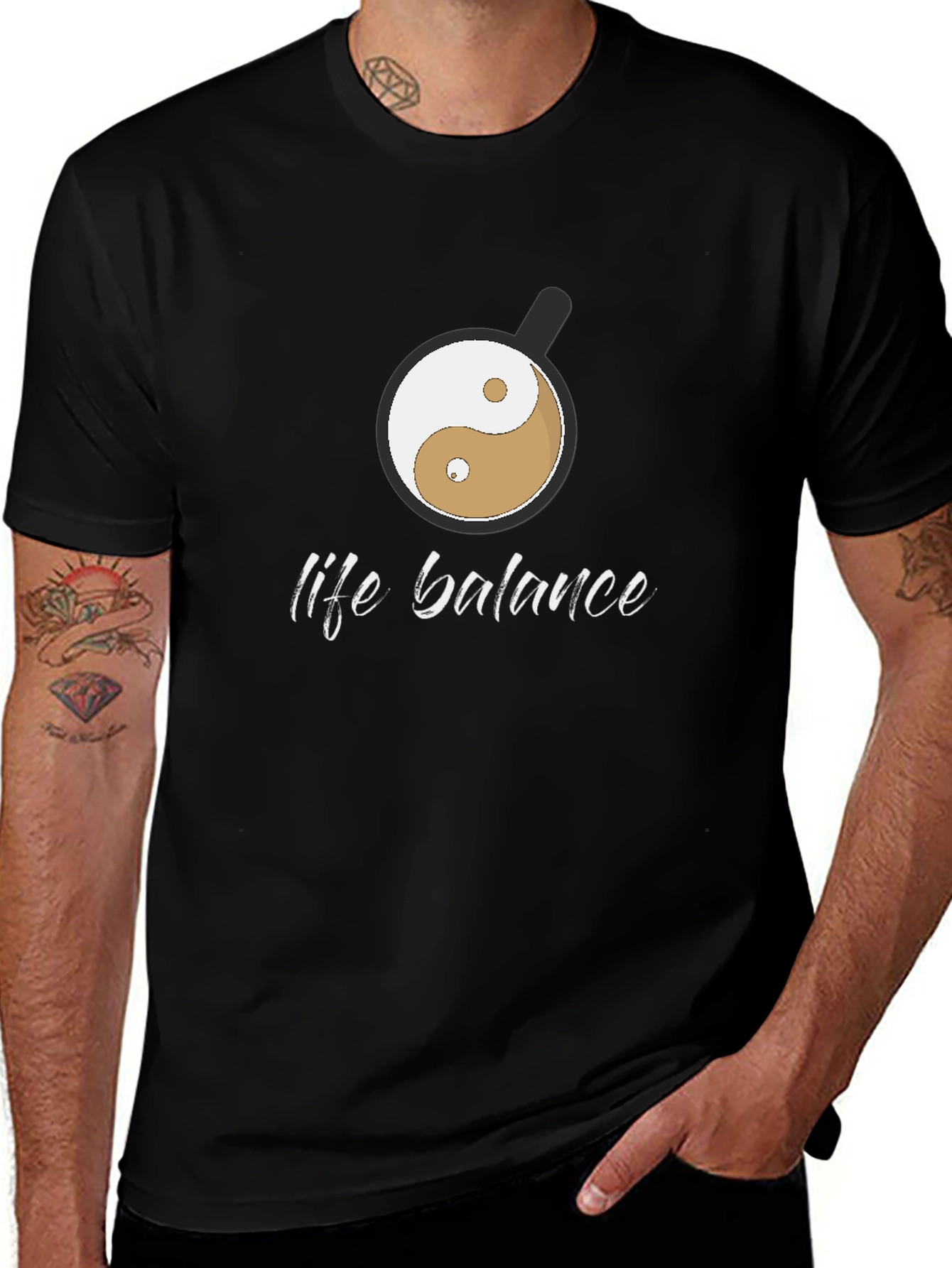 Variant 11 of Life Balance Yin Yang Coffee Mug T-Shirt