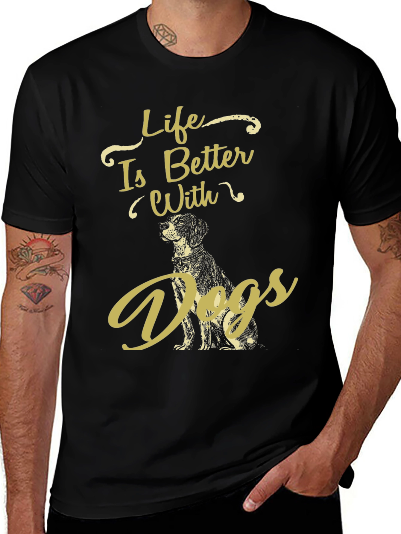 Variant 27 of Life is Better With Dogs T-Shirt