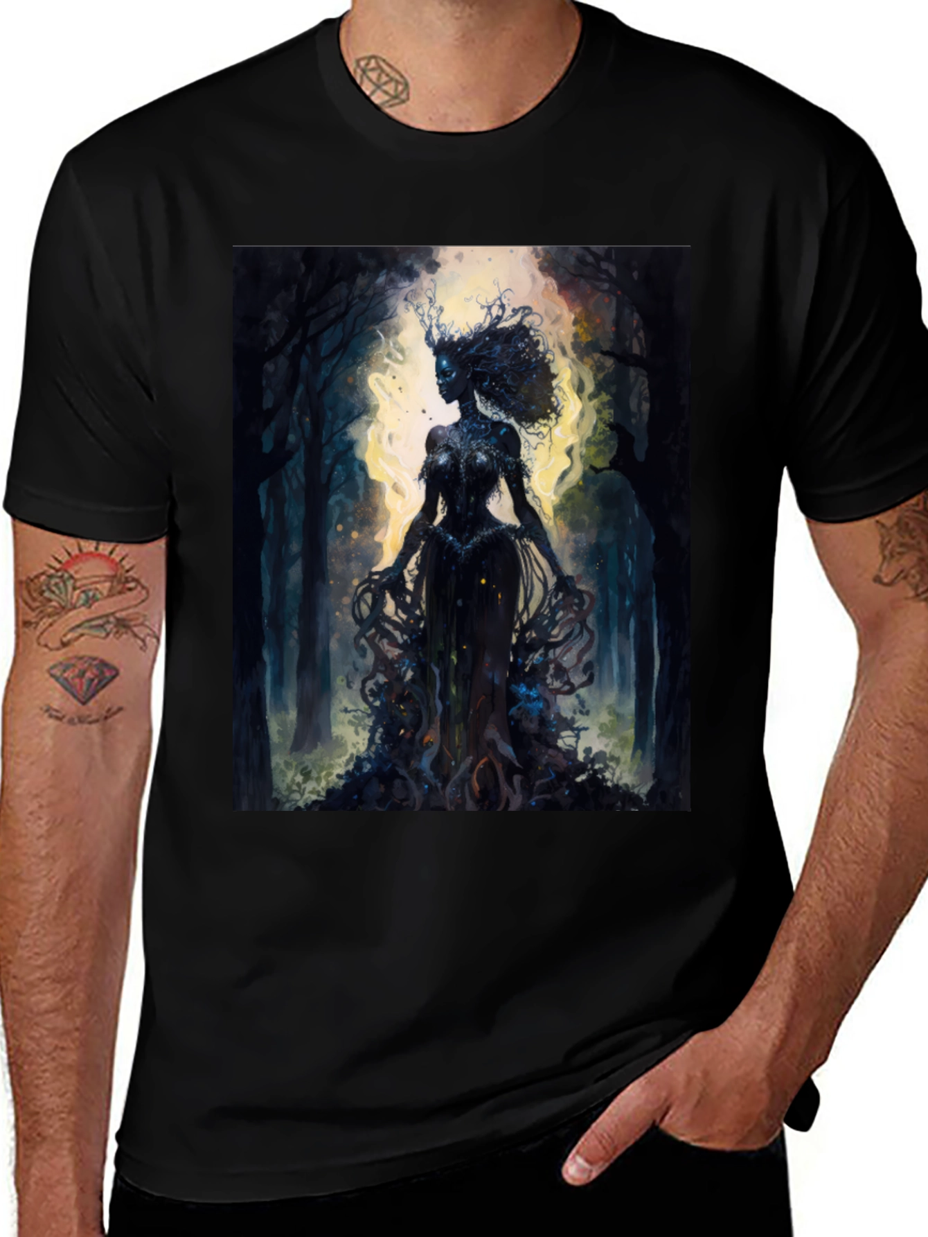 Variant 9 of Enchanted Forest Queen Tee