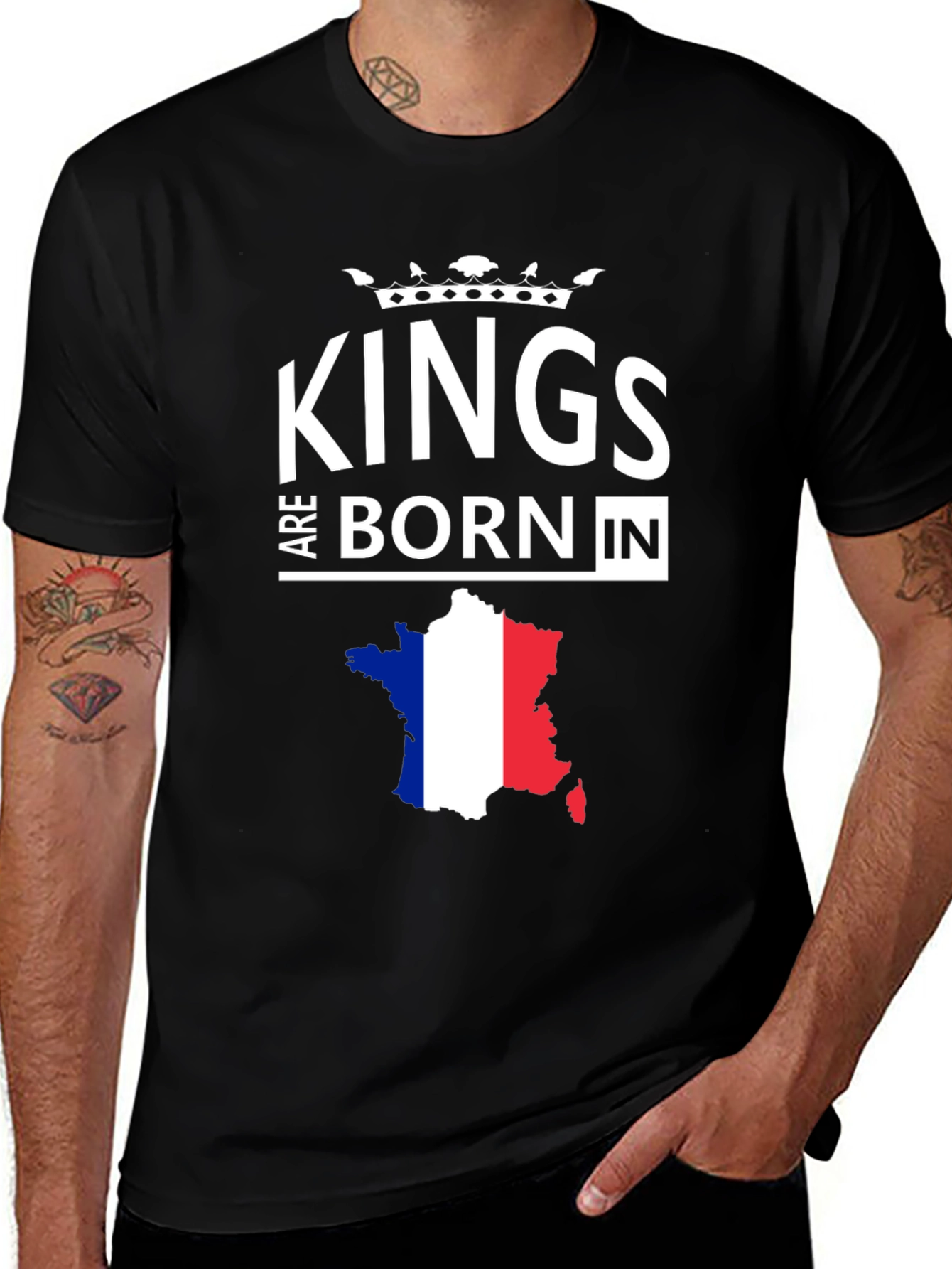 Kings Are Born In France T-Shirt