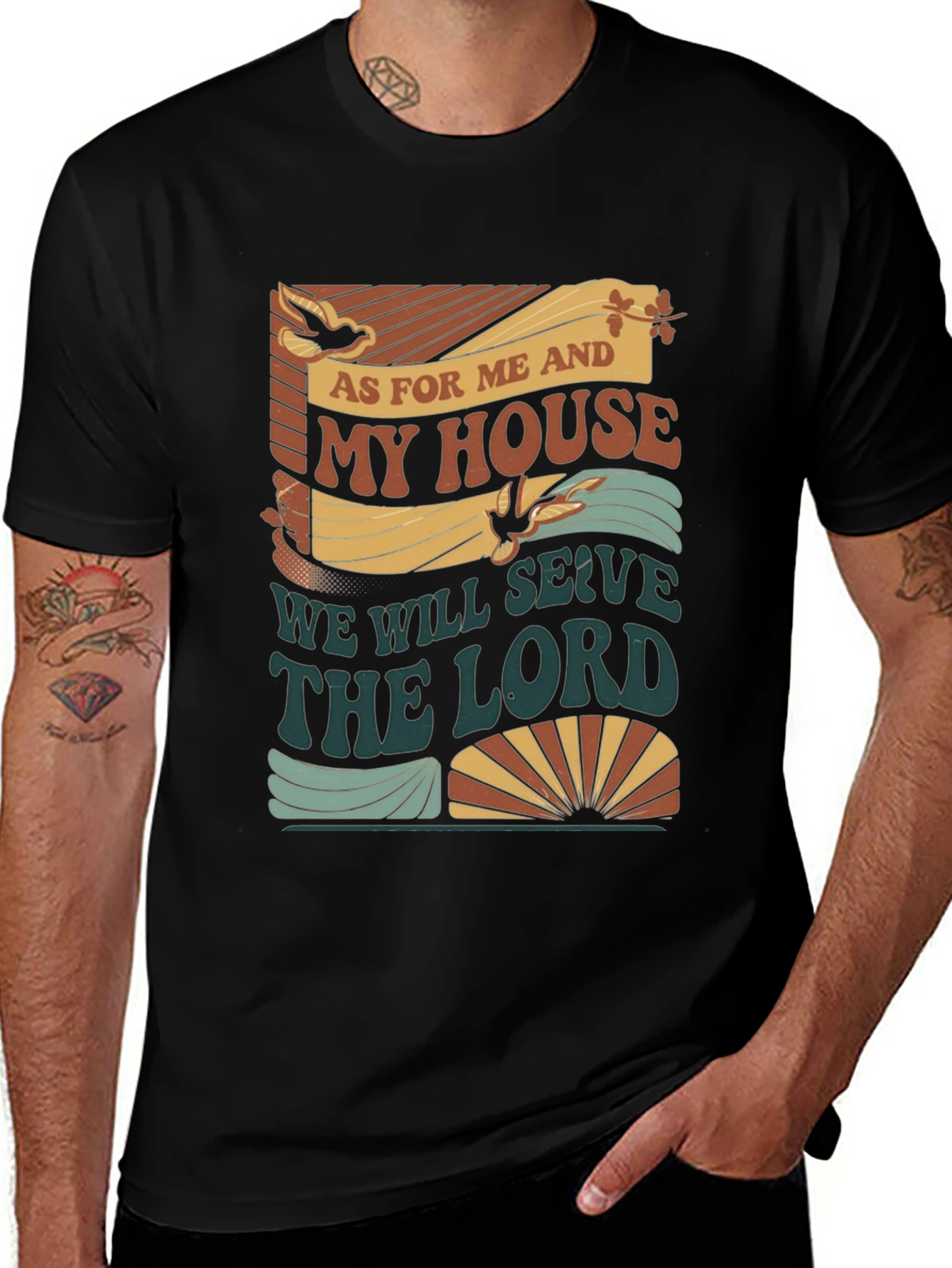Faith-Inspired Graphic Tee: As for Me and My House