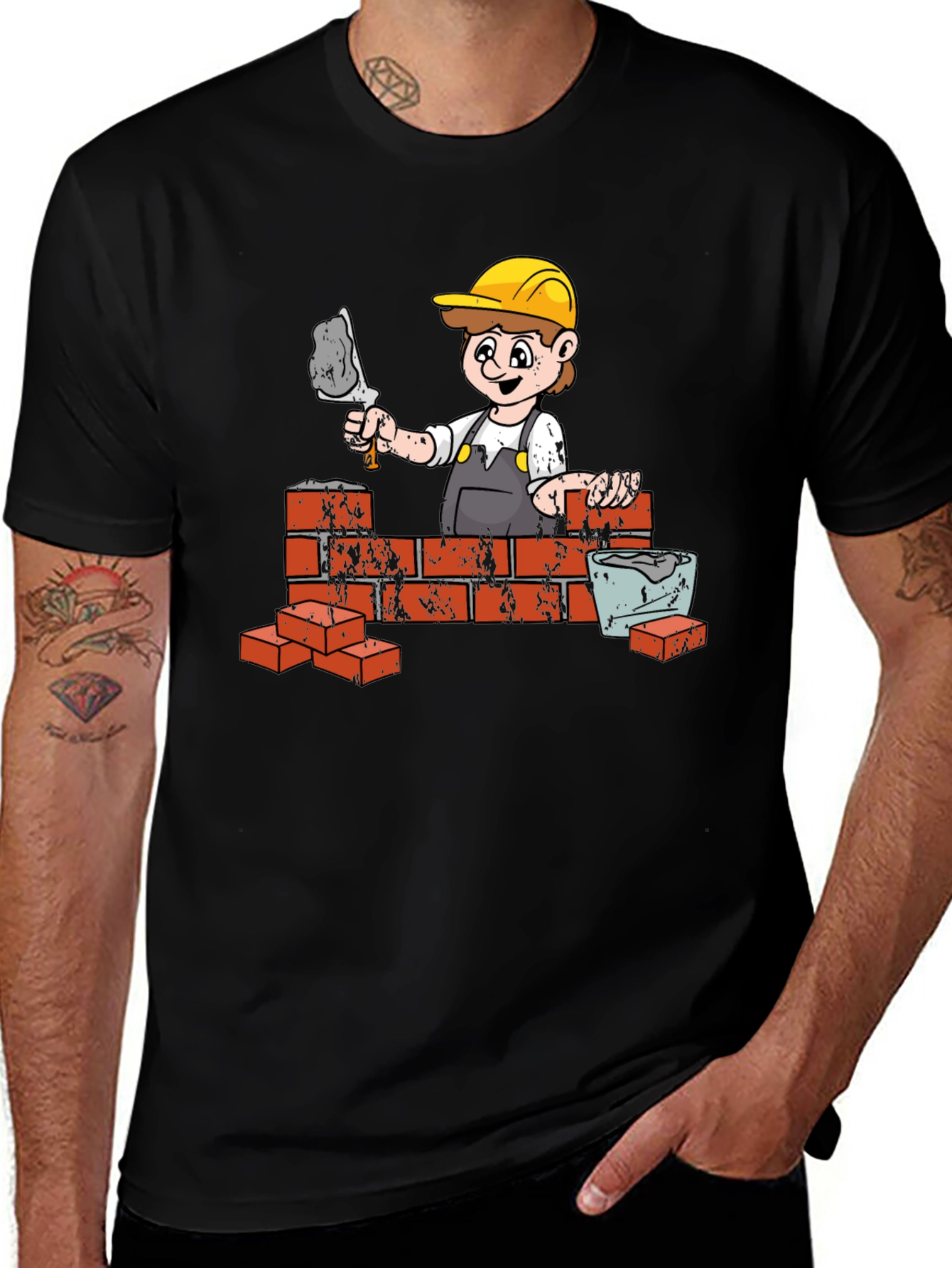 Variant 13 of Construction Worker Graphic Tee