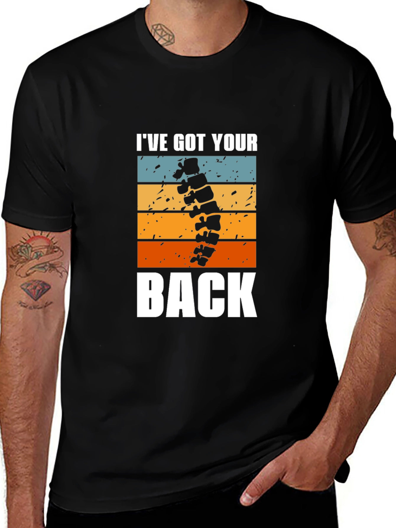 Variant 3 of I've Got Your Back Spine Graphic Tee