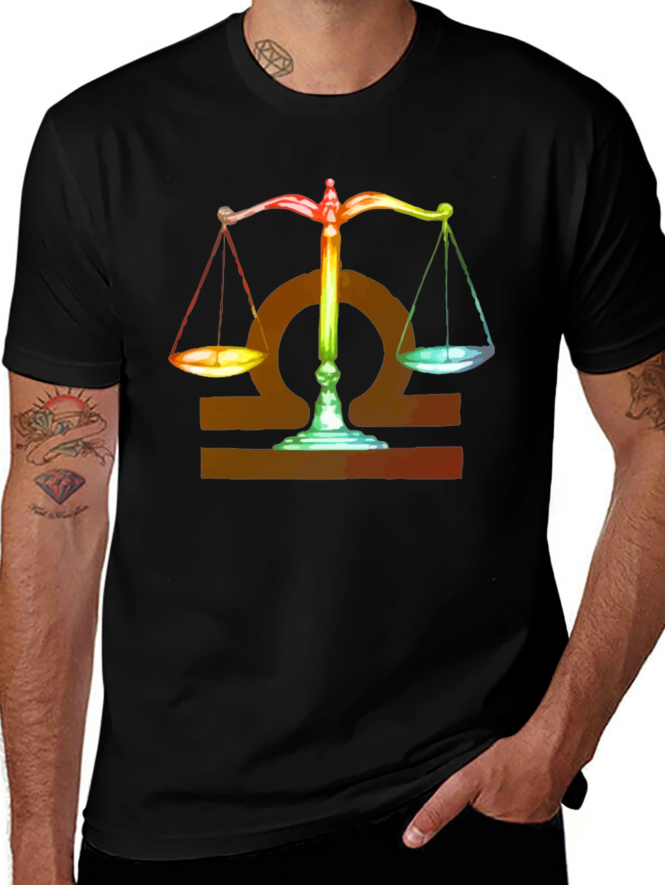 Variant 12 of Libra Zodiac Graphic T-Shirt