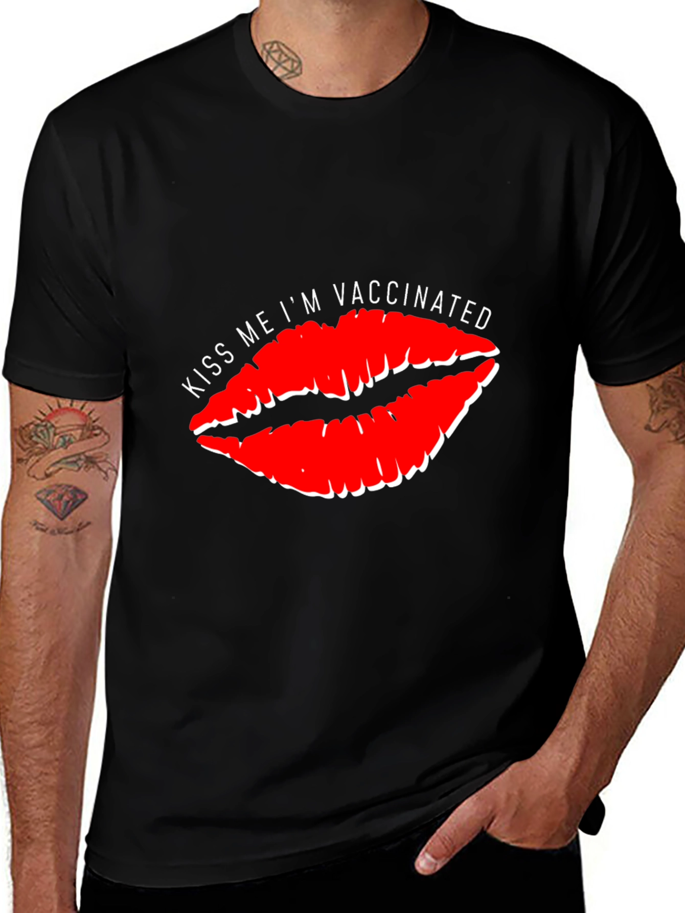 Variant 23 of Kiss Me I'm Vaccinated T-Shirt