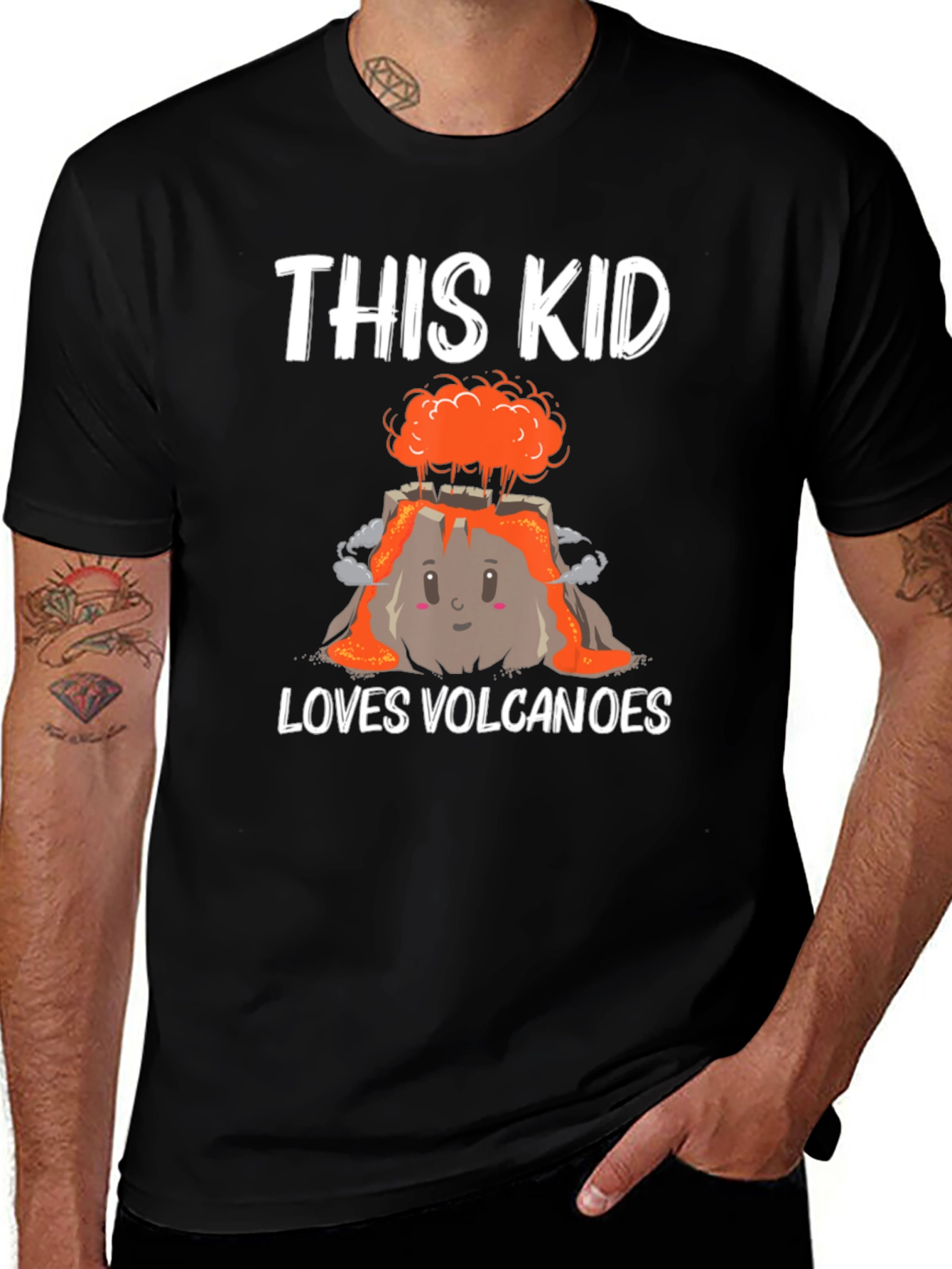 Variant 30 of This Kid Loves Volcanoes Graphic Tee