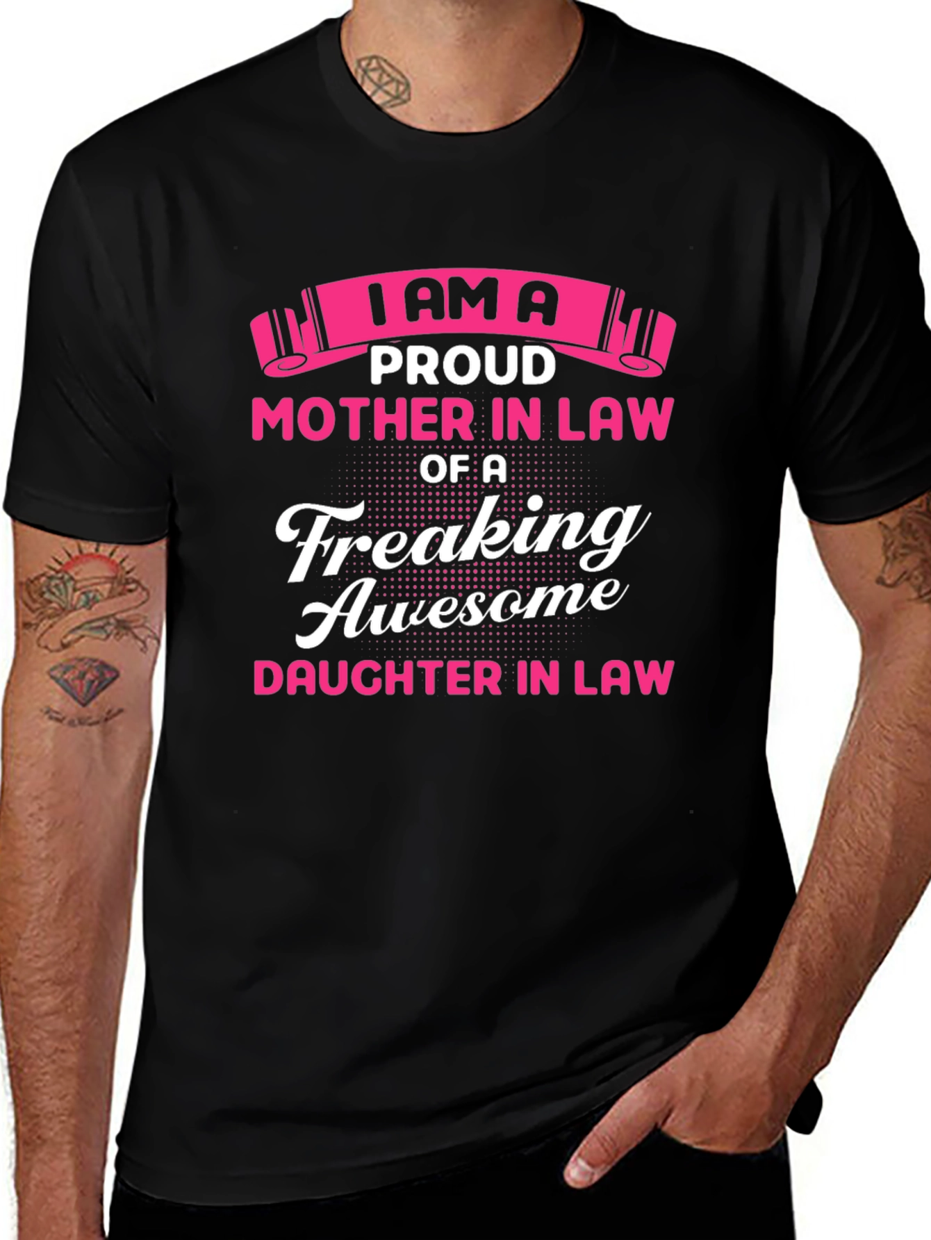 Variant 24 of Proud Mother-in-Law Graphic T-Shirt