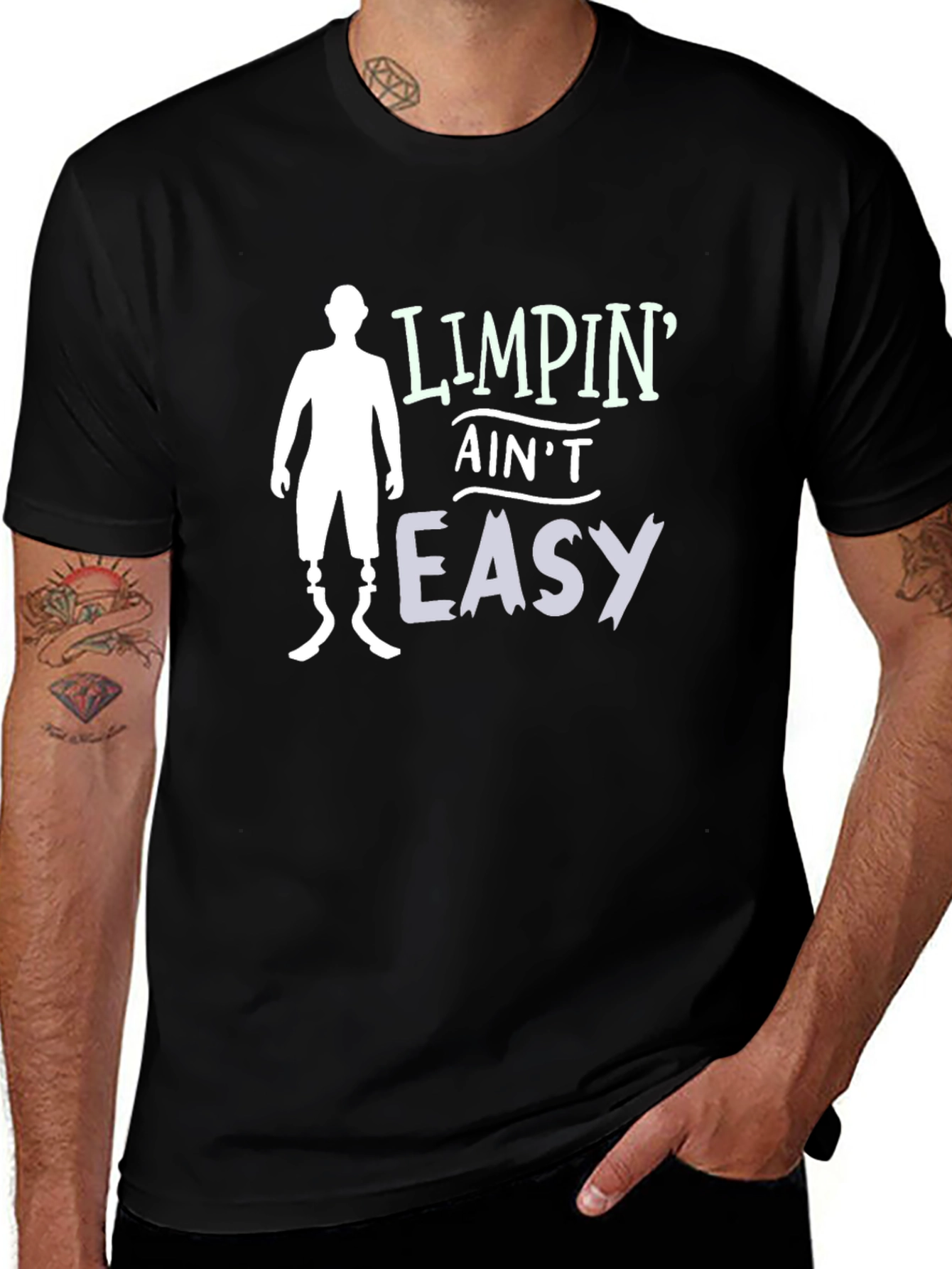 Variant 3 of Limpin' Ain't Easy T-Shirt