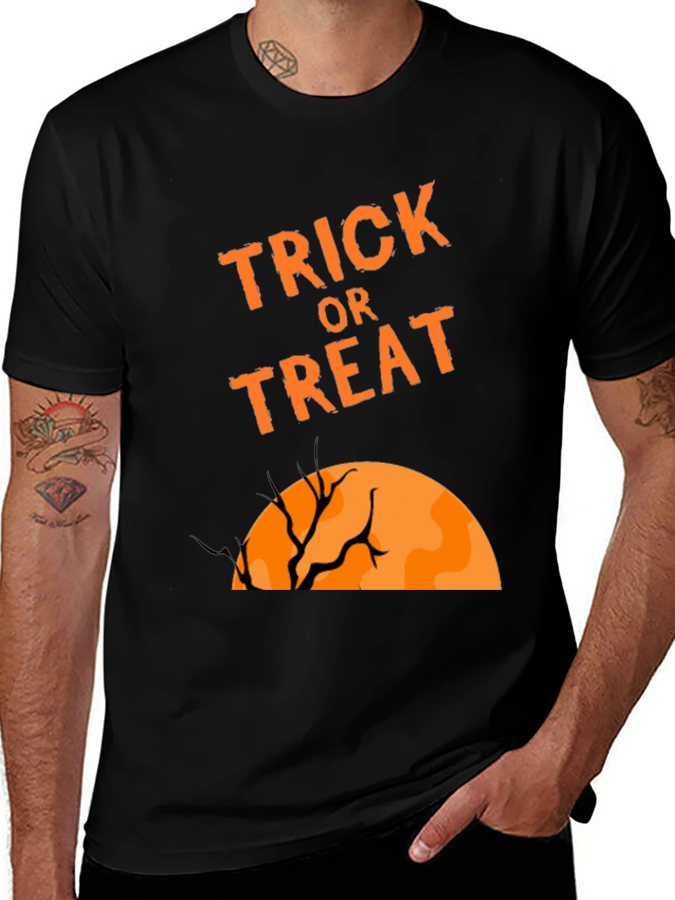 Variant 23 of Trick or Treat Halloween Graphic Tee