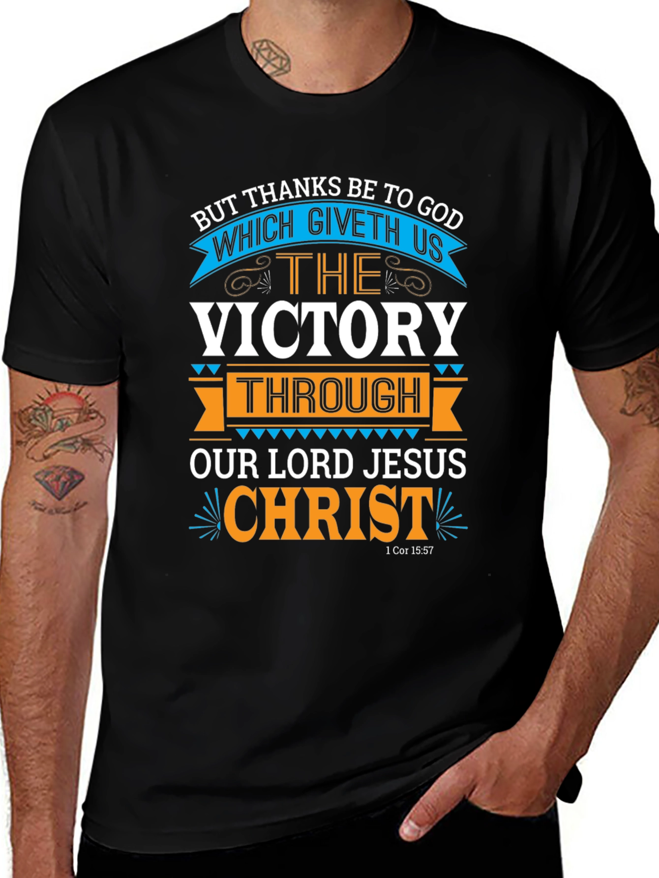 Victory Through Christ Graphic T-Shirt