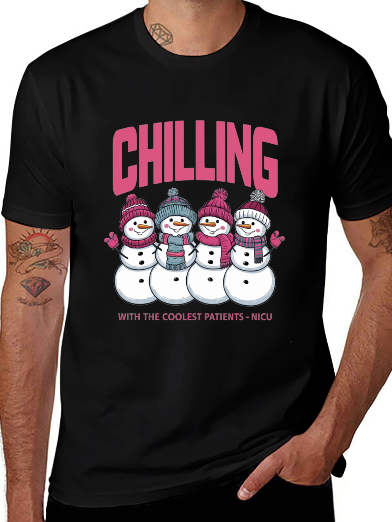 Variant 24 of Chilling with Coolest Patients NICU T-Shirt