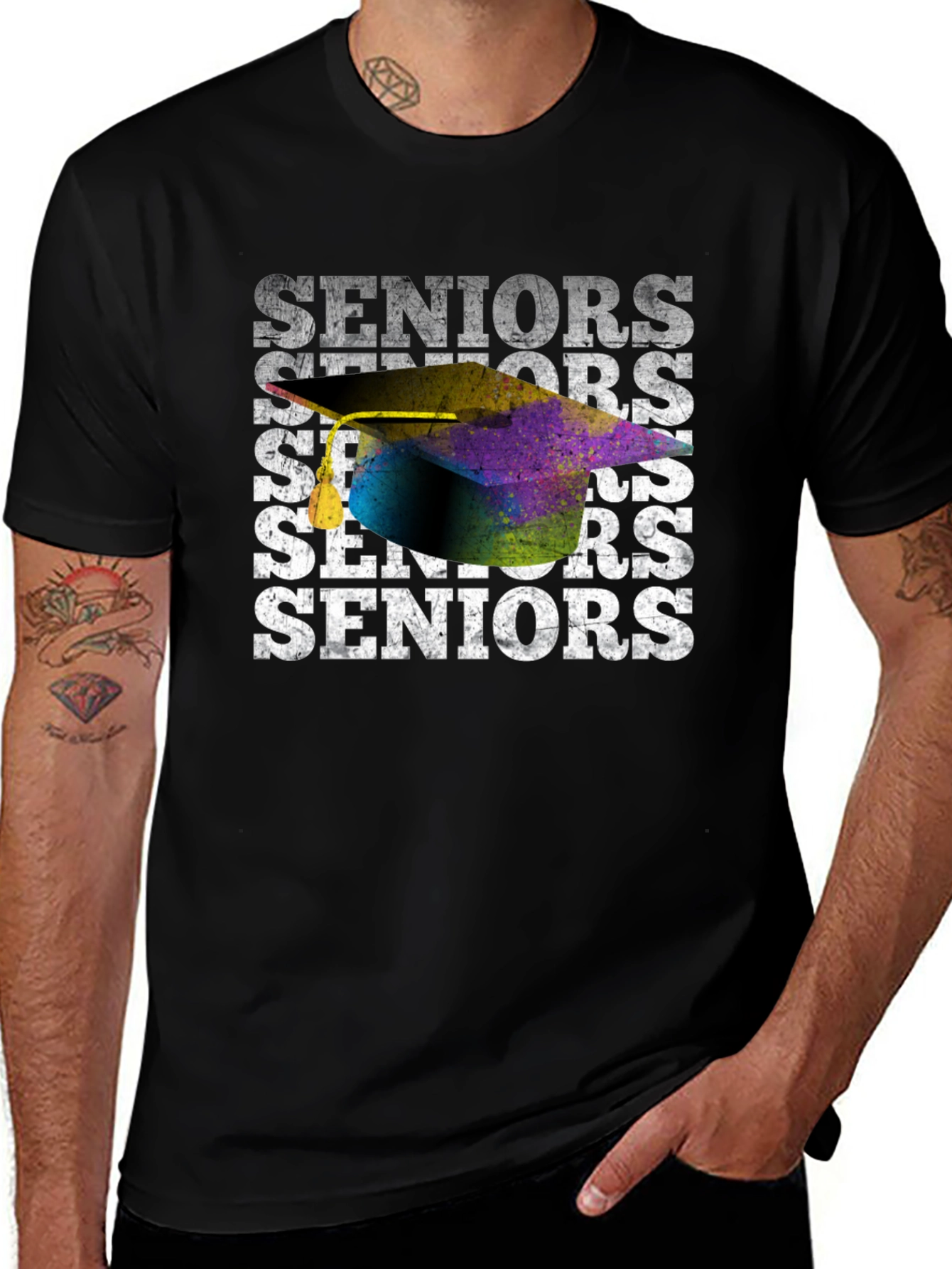 Variant 19 of Seniors Graduation Cap T-Shirt