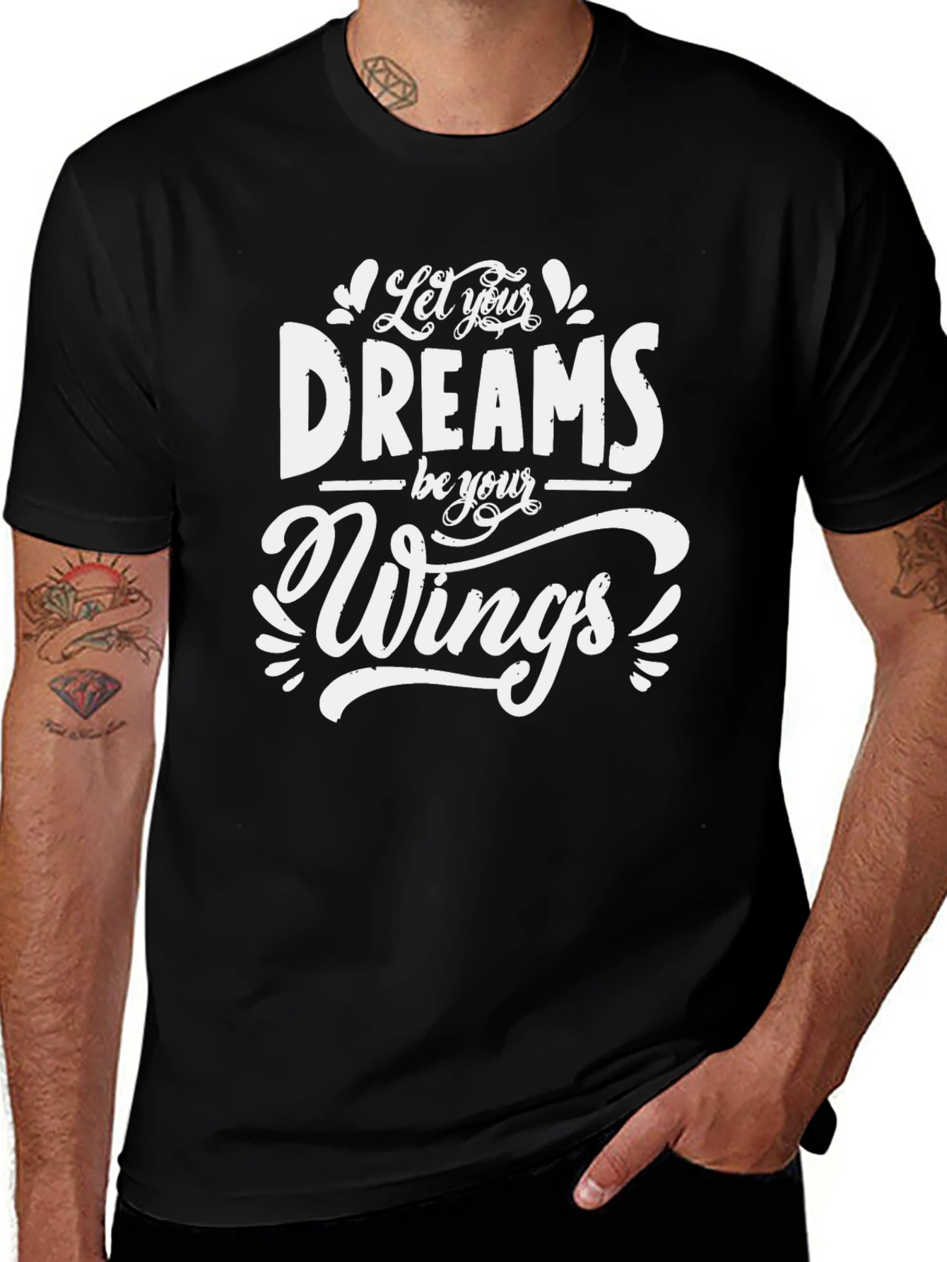 Variant 23 of Dream Wings T-Shirt | Inspirational Graphic Tee