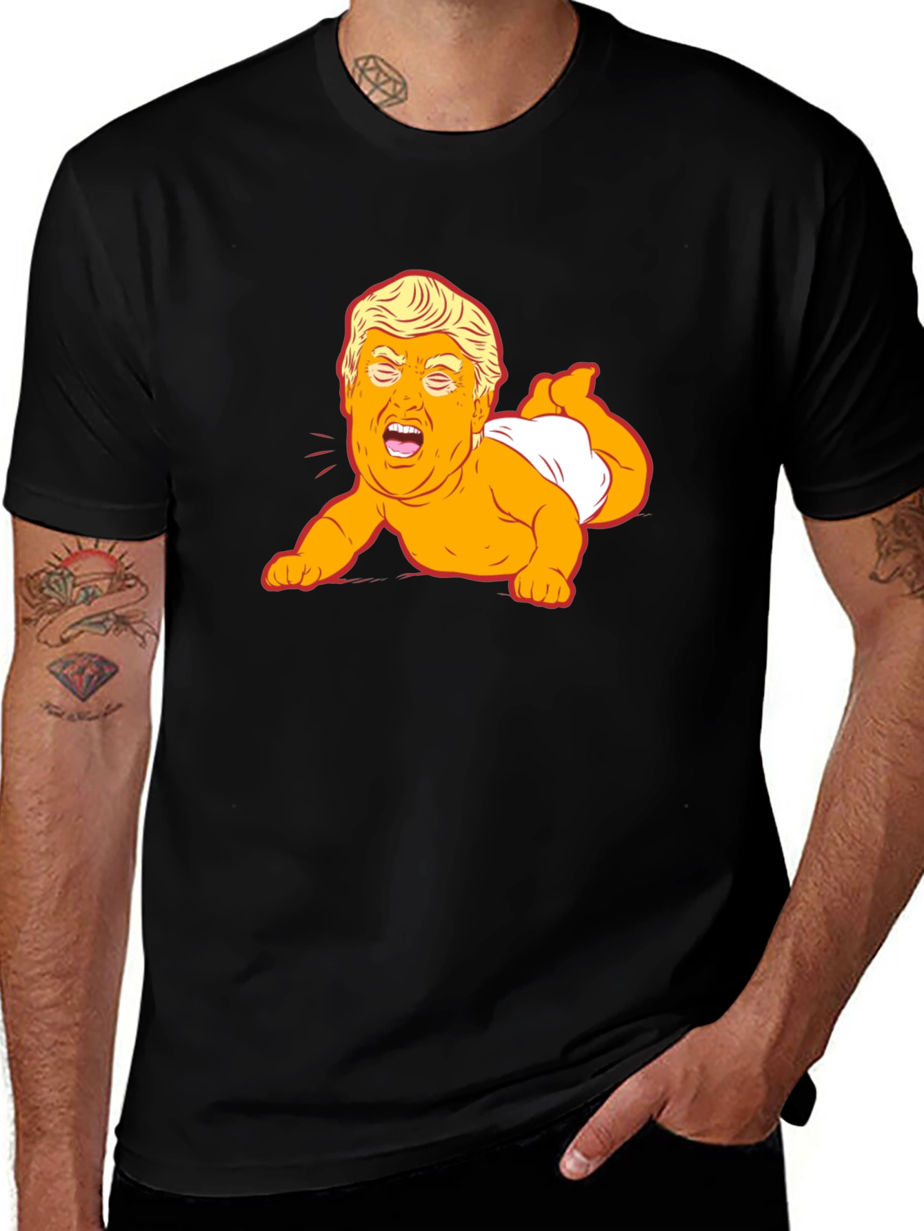 Variant 22 of Humorous Baby Trump Graphic T-Shirt