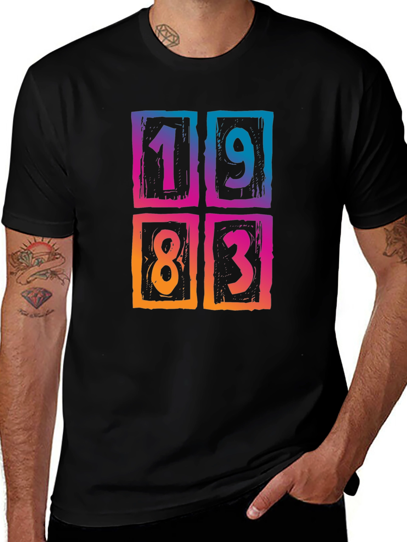 Vintage 1983 Graphic T-Shirt - Retro Style